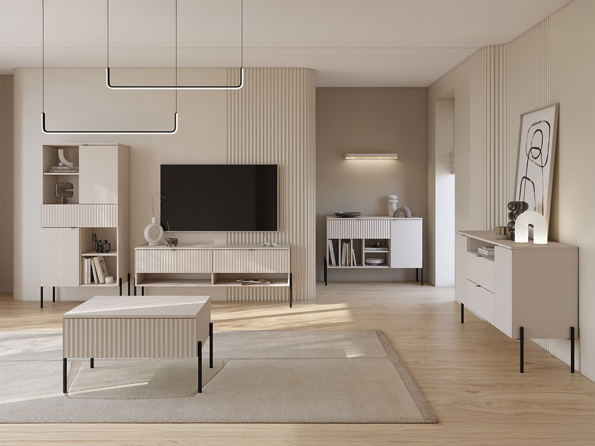 Conjunto para sala de estar Levtenu 119 (Caxemira)