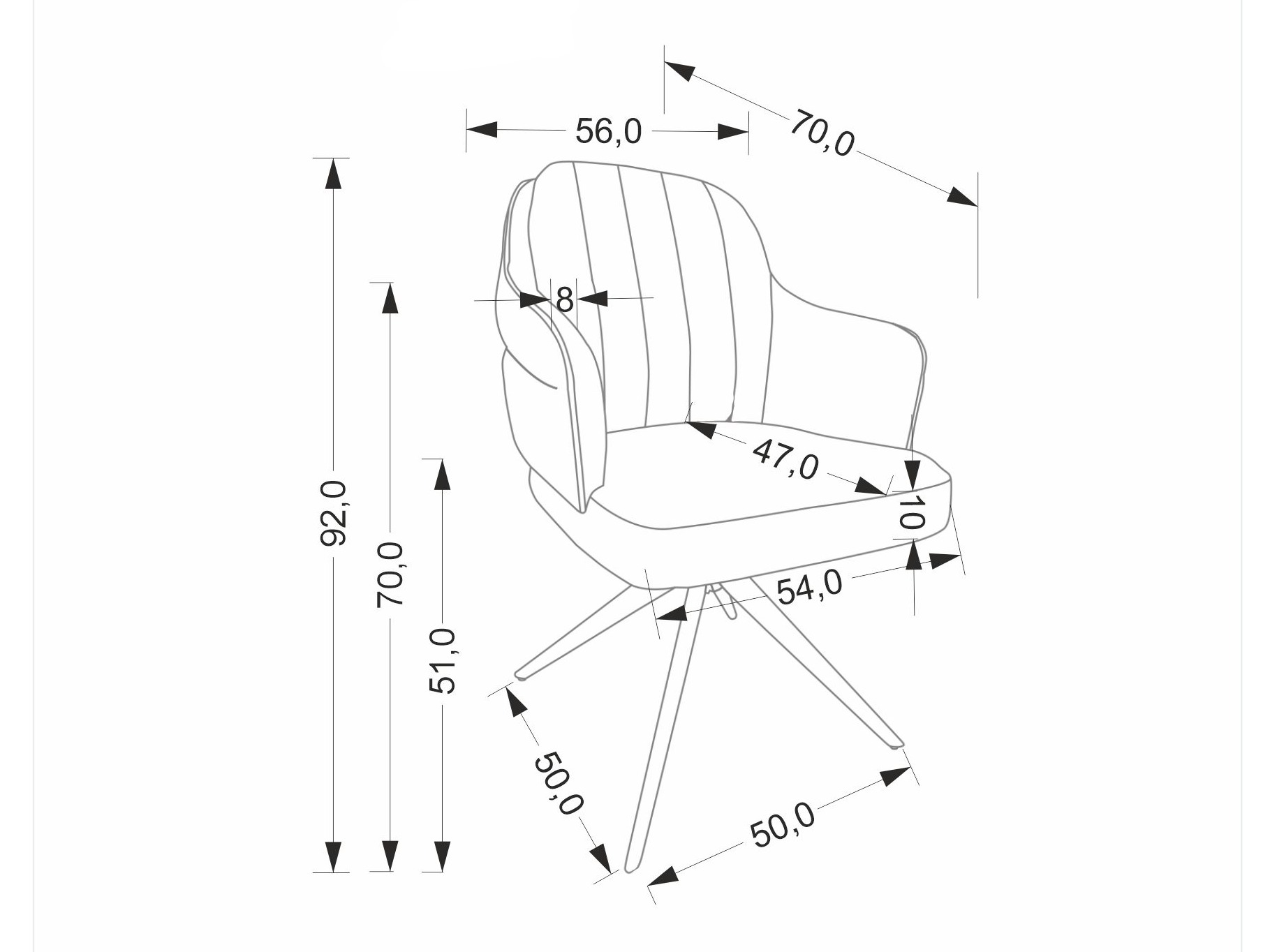 Cadeira Houston 2019 (Bege)