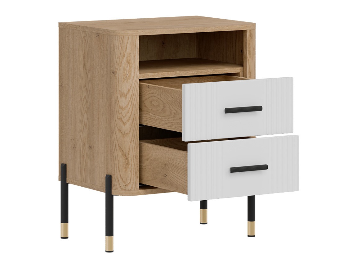 Mesa de cabeceira Flosora 142 (Branco)