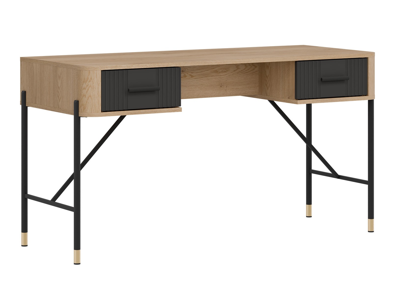 Mesa de escritório Flosora 144 (Antracite)