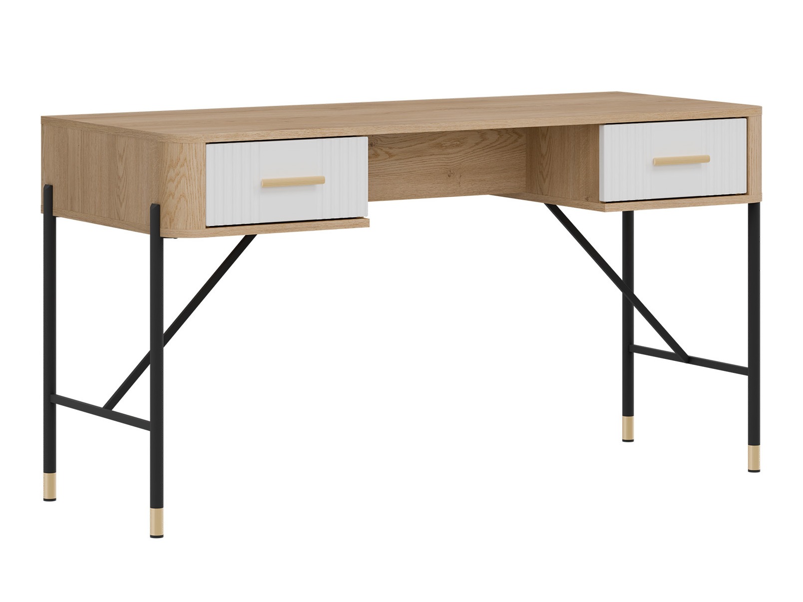 Mesa de escritório Flosora 144 (Branco)