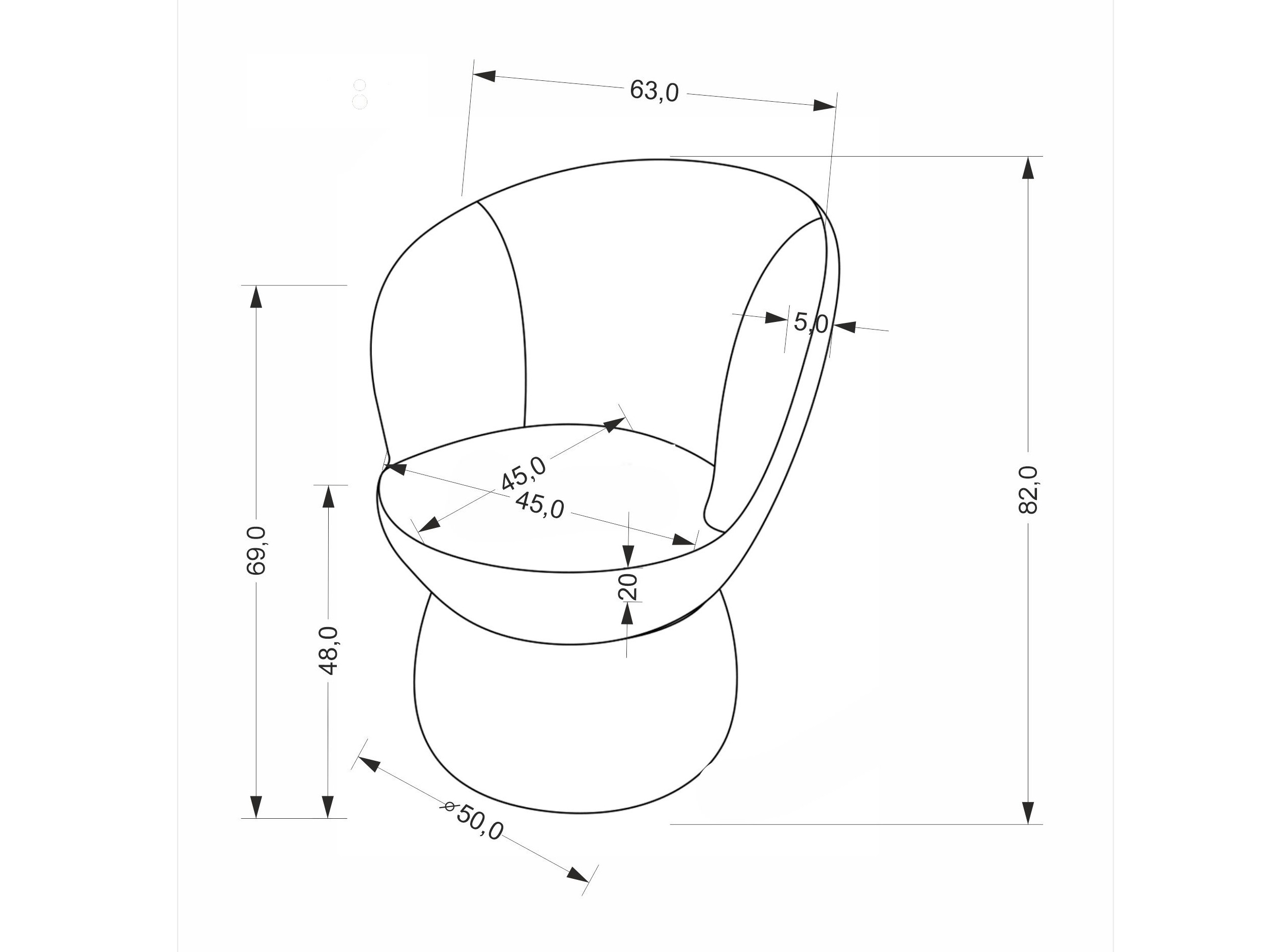 Cadeira Houston 2082 (Bege)