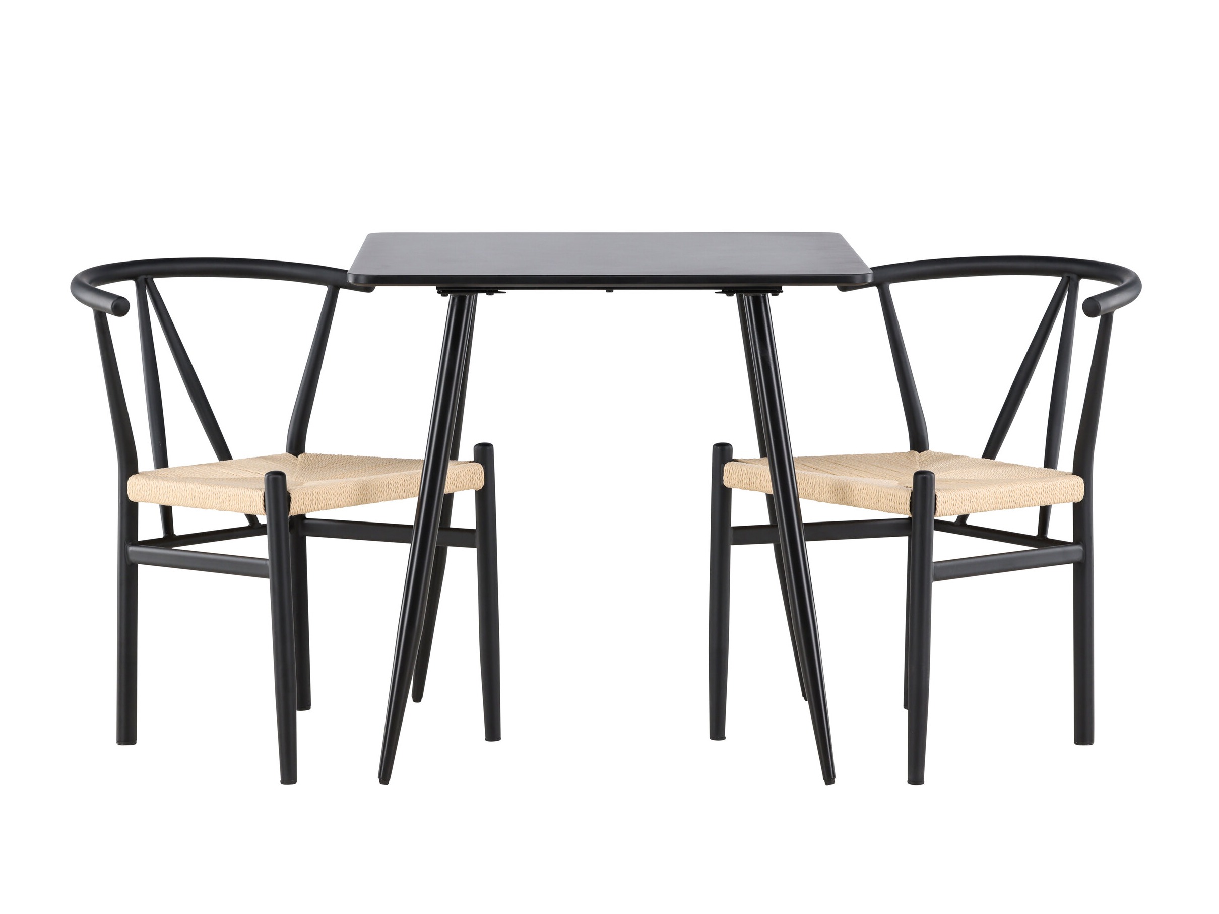 Conjunto para refeições Dallas 4920 (Preto + Castanho claro)