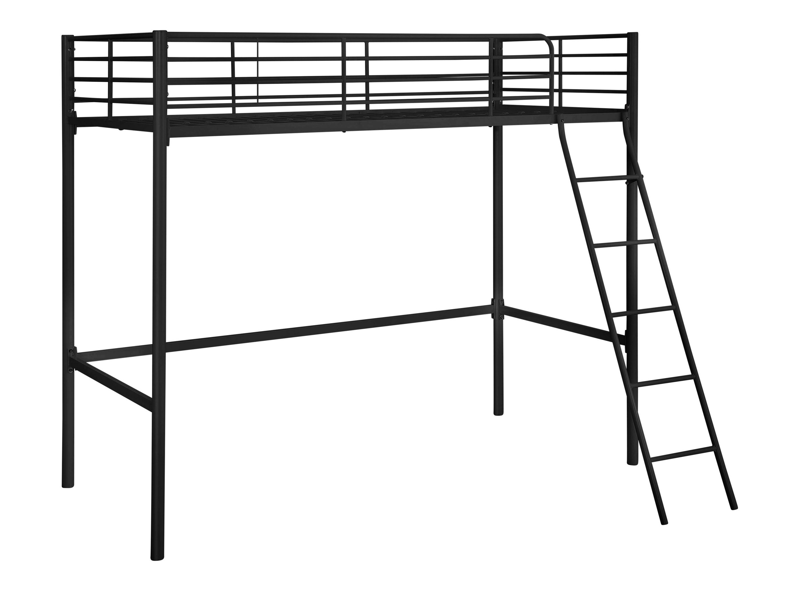 Cama alta Denton 1507 (Preto)