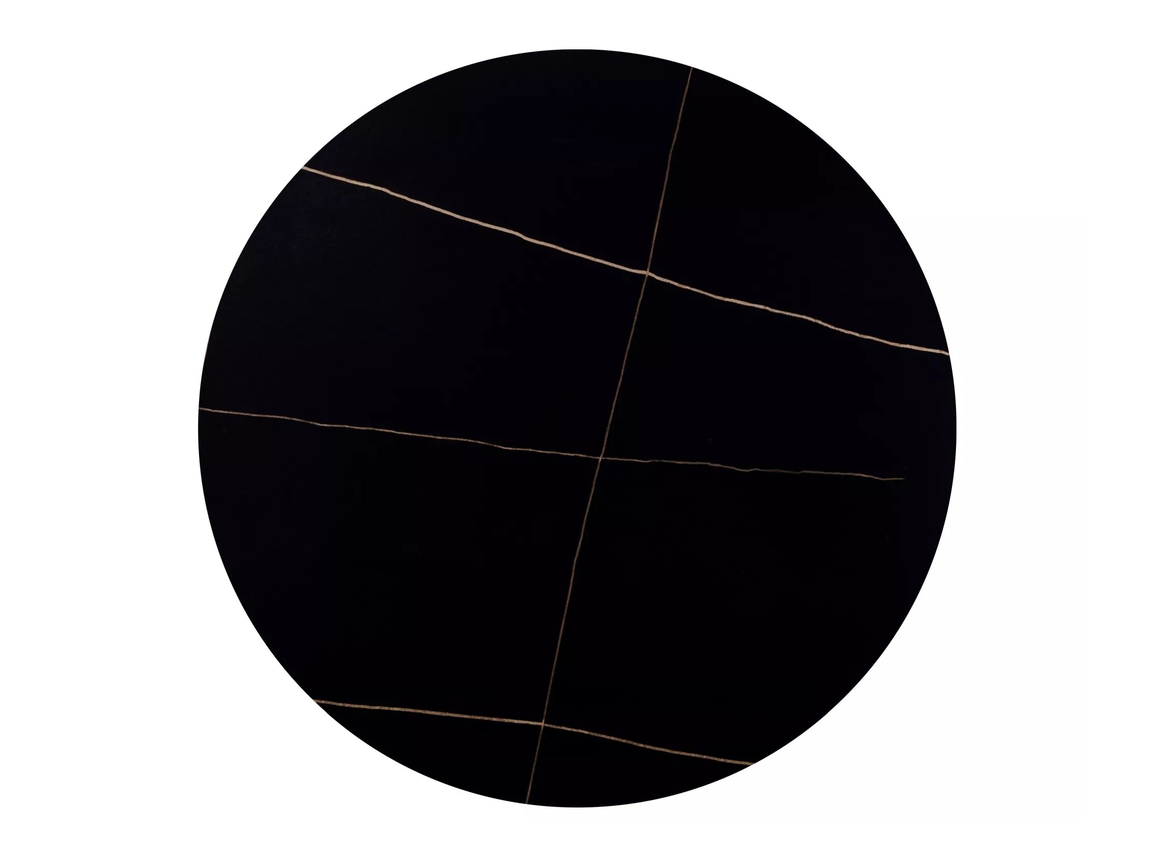Mesa Detroit 871 (Mármore preto + Preto)