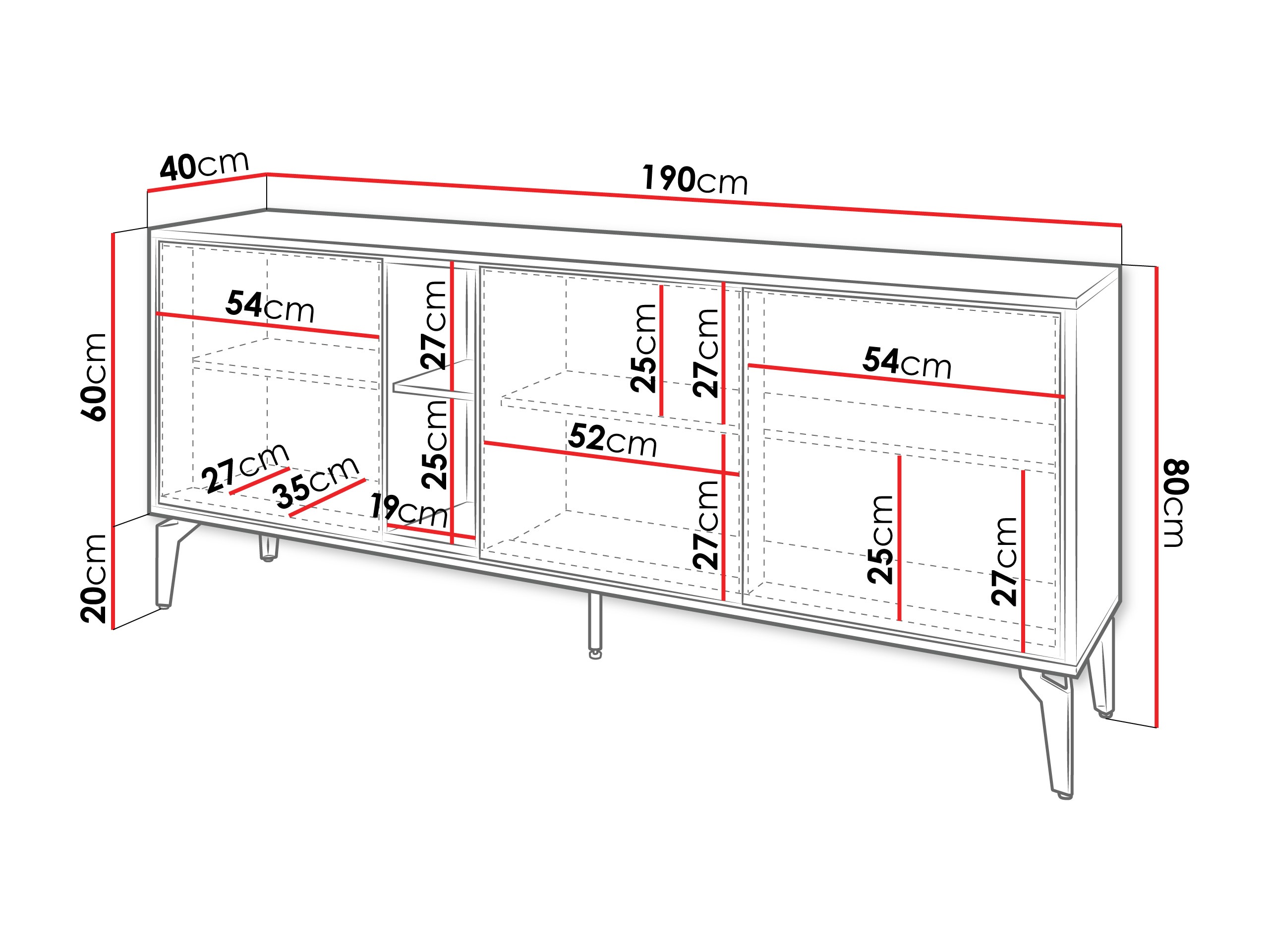 Aparador Cornovu 100