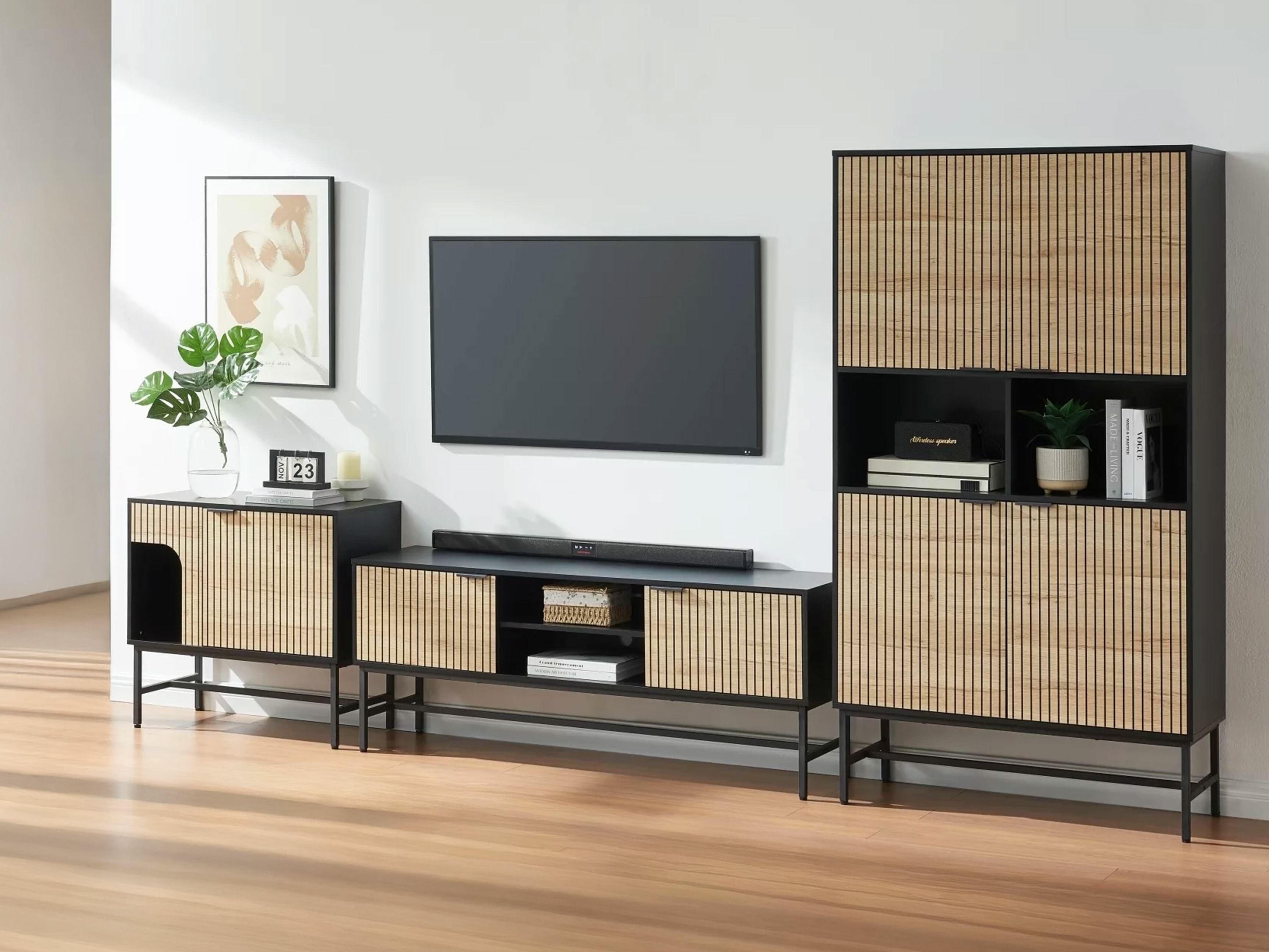 Conjunto para sala de estar Larlomi 107 (Não)