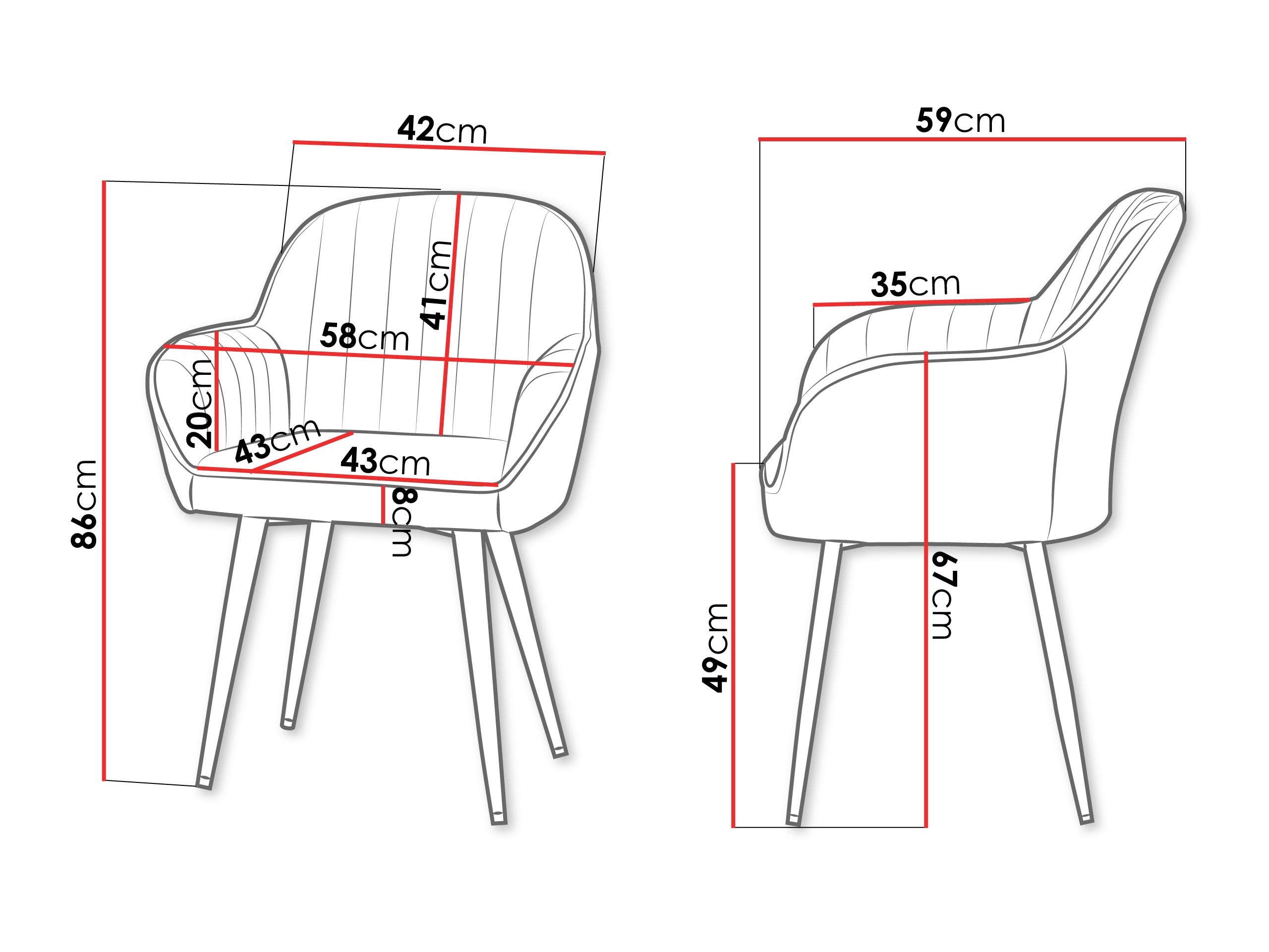 Cadeira Comfivo 457 (Cinzento)