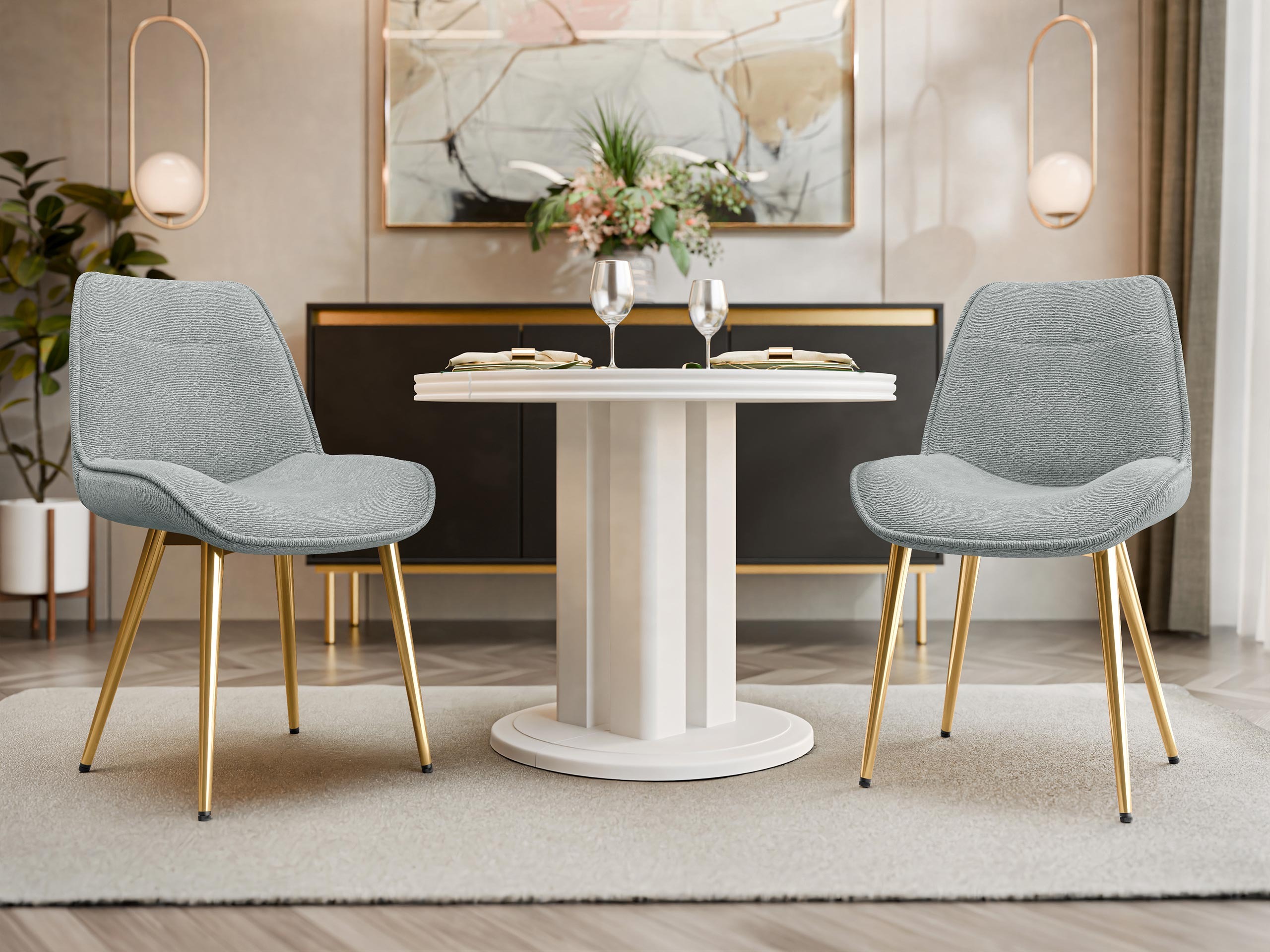 Cadeira Comfivo Hilaritas VII (Cinzento)