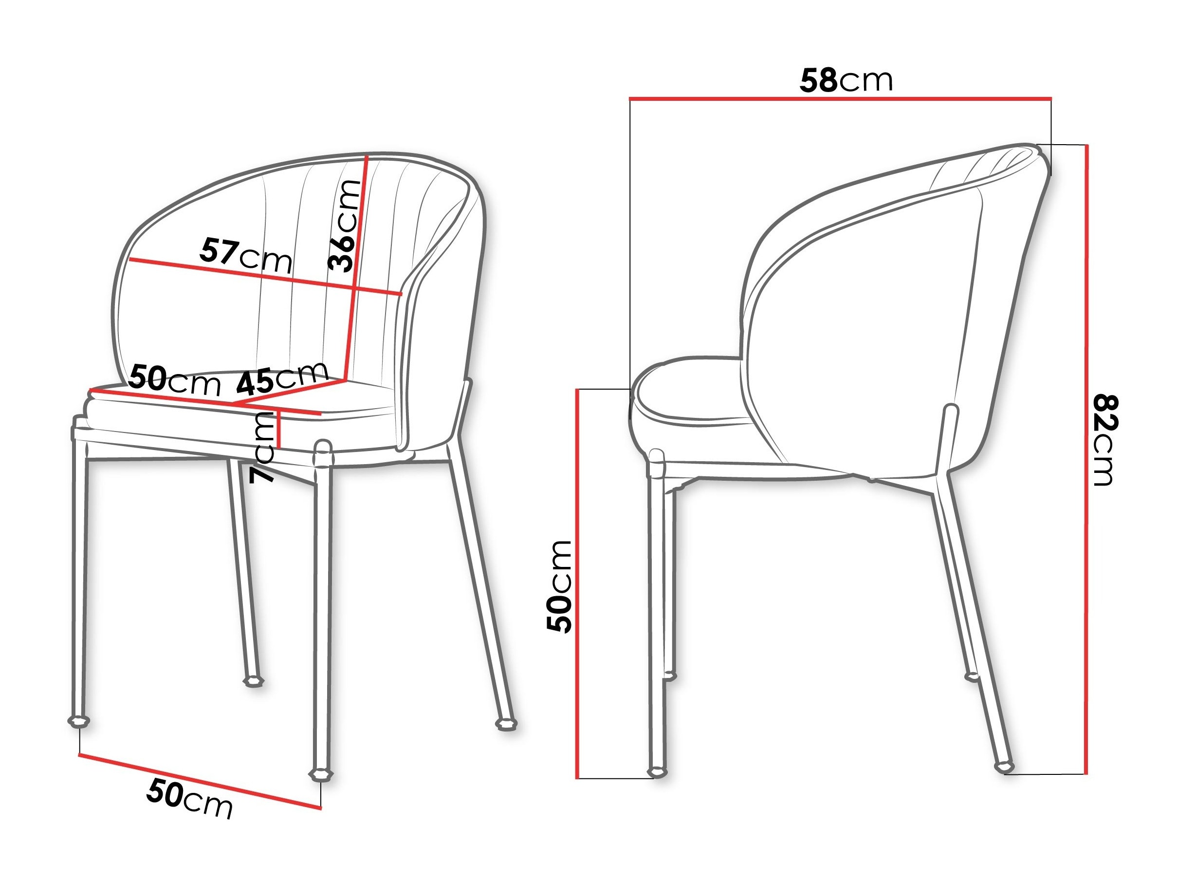 Cadeira Comfivo 461 (Cinzento)
