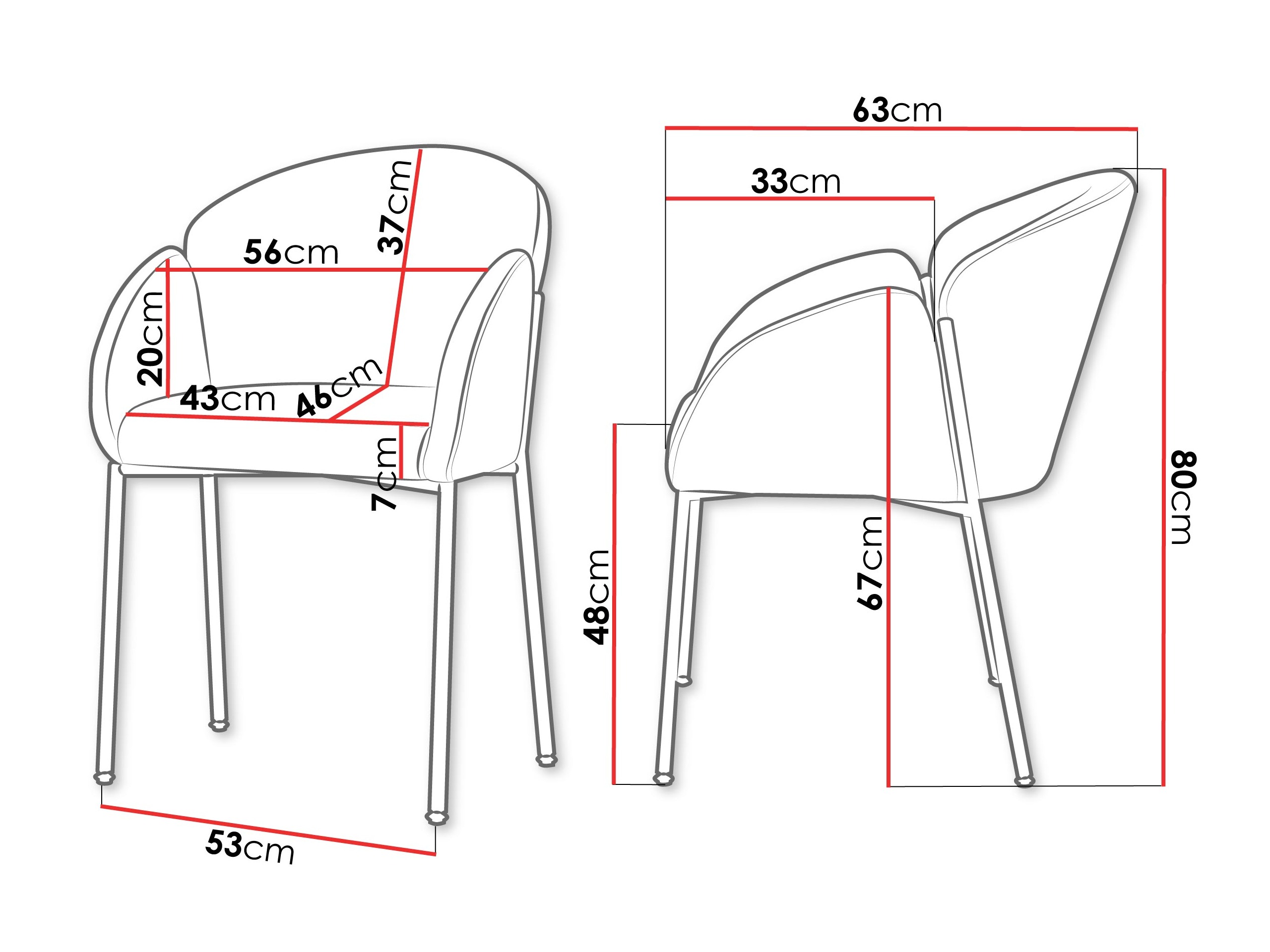 Cadeira Comfivo Hilaritas XVI (Preto)