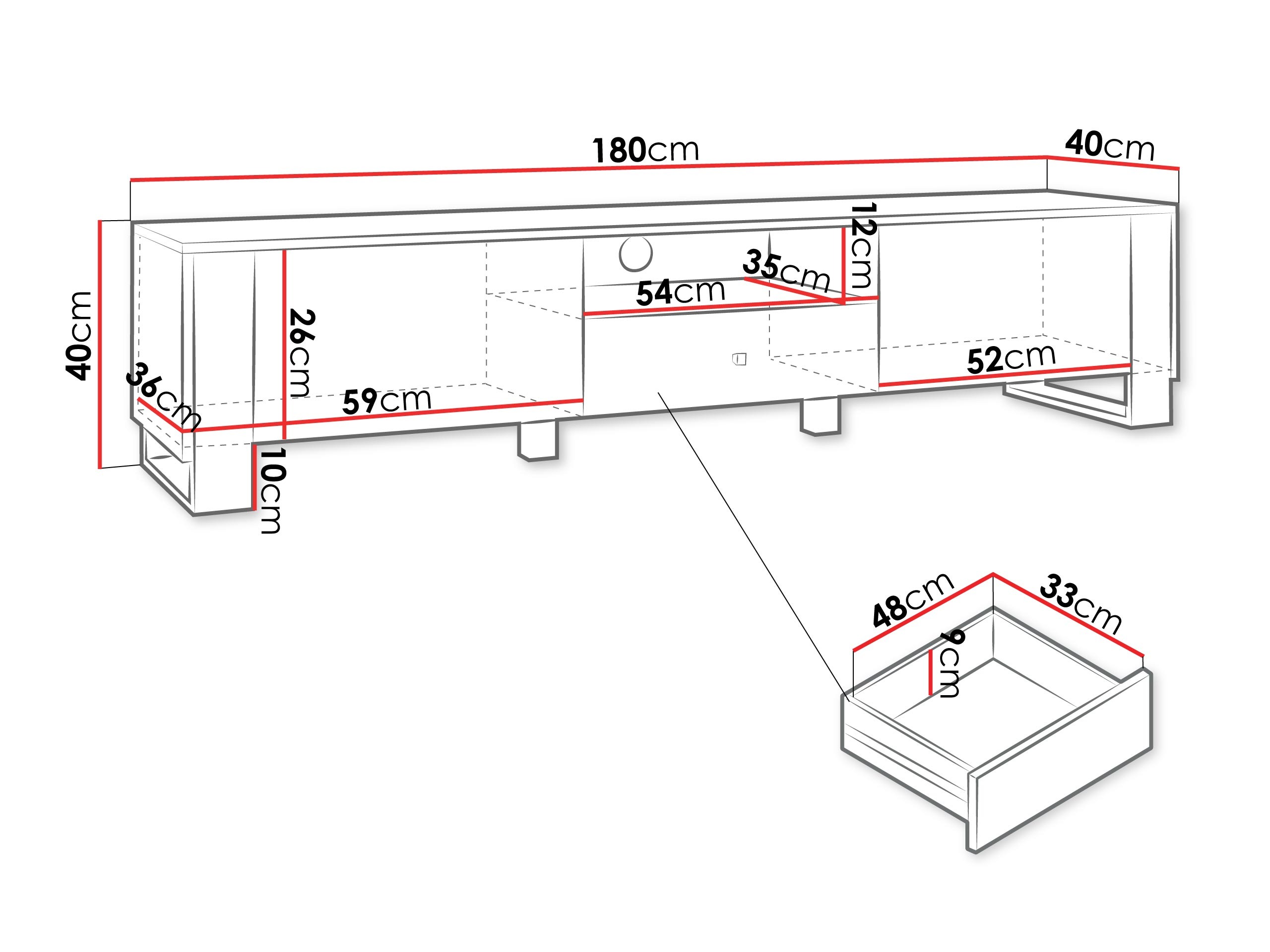 Móvel de TV Comfivo Vestora