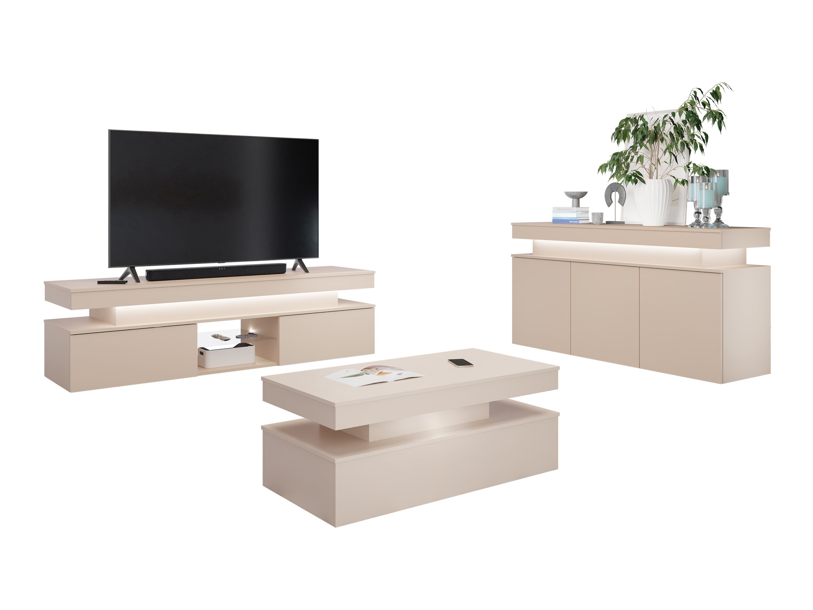 Conjunto para sala de estar Monfero (Caxemira)