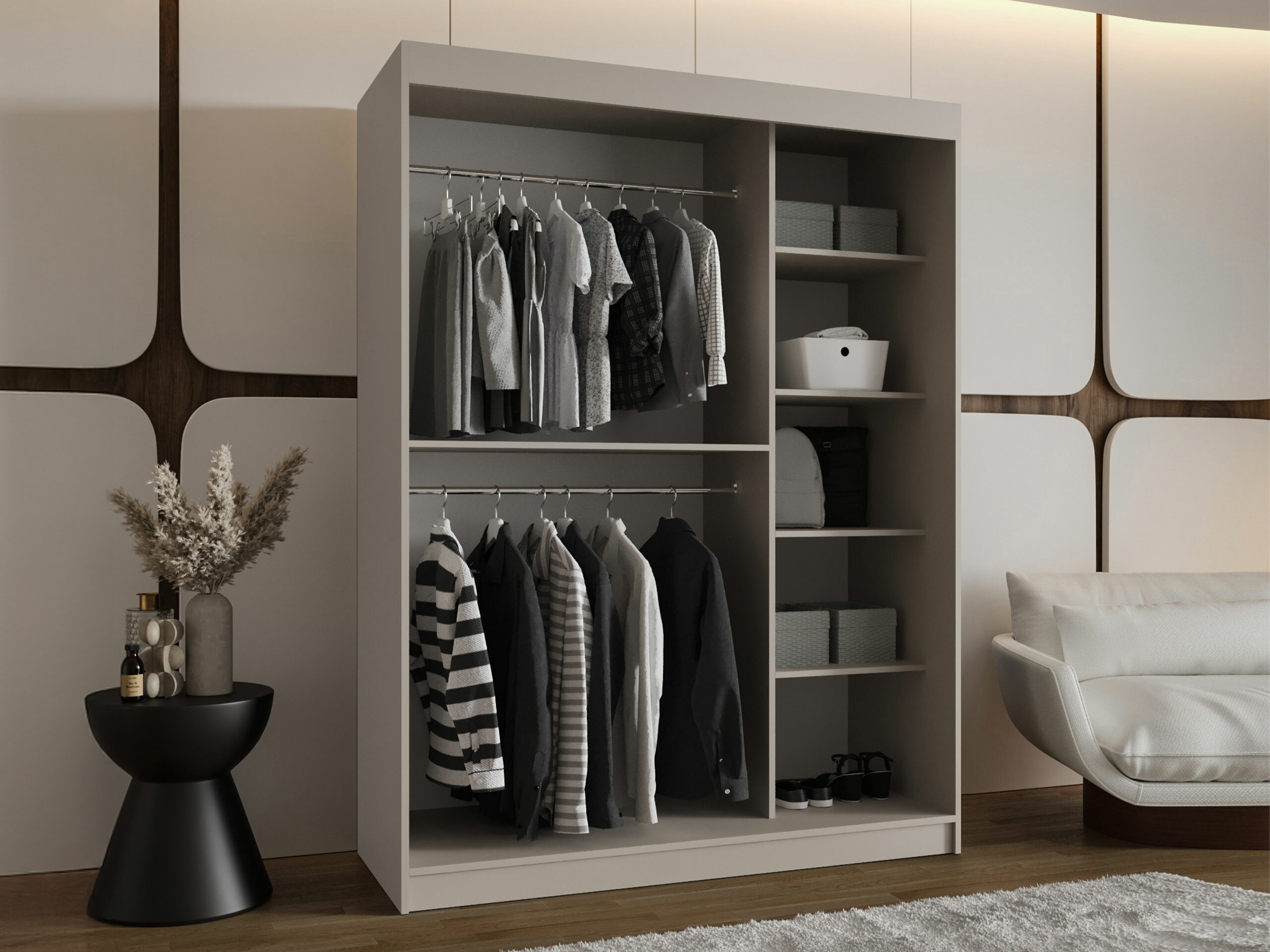 Roupeiro Hartford 528 (Preto)