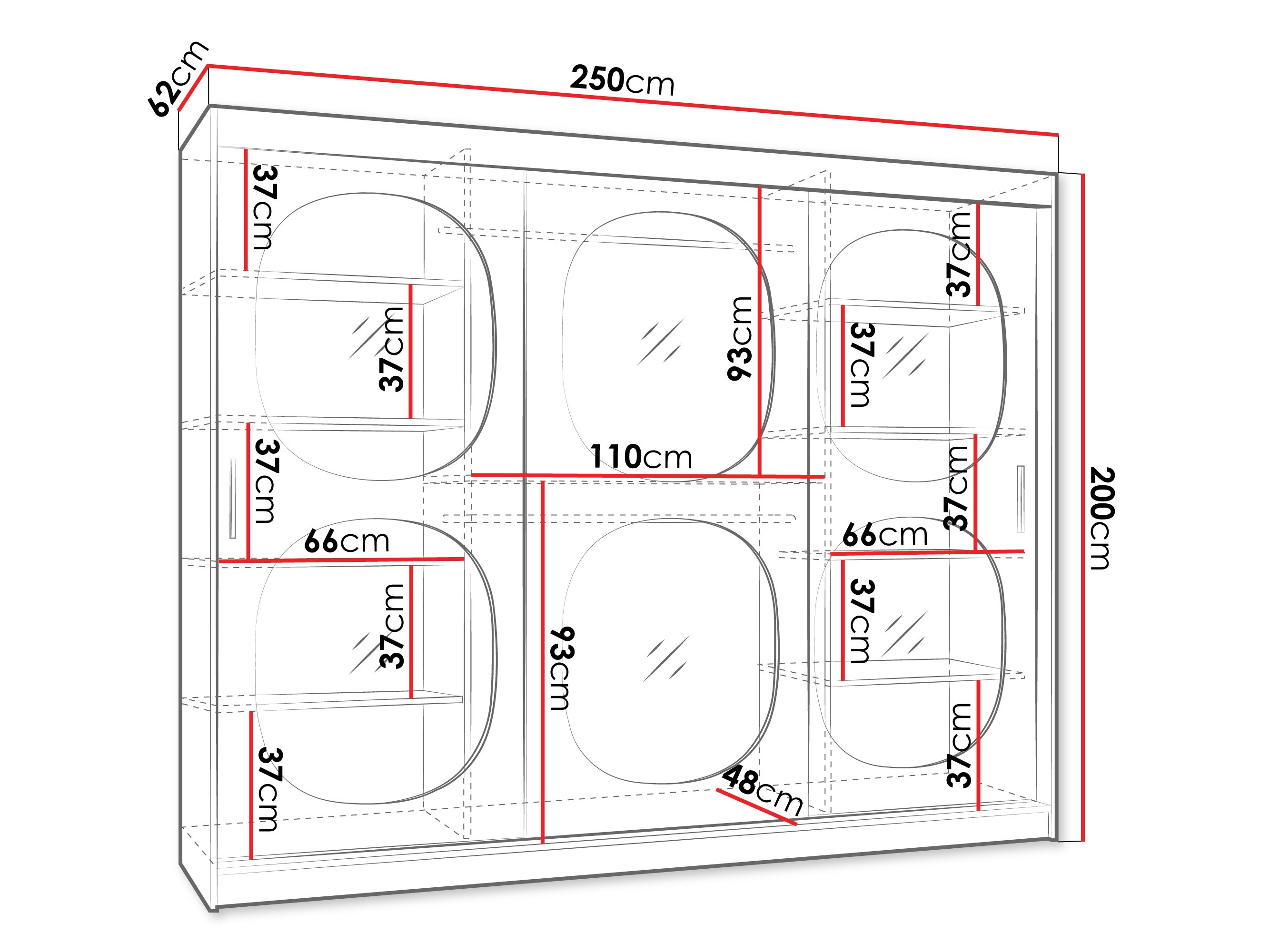 Roupeiro Hartford 533 (Caxemira)