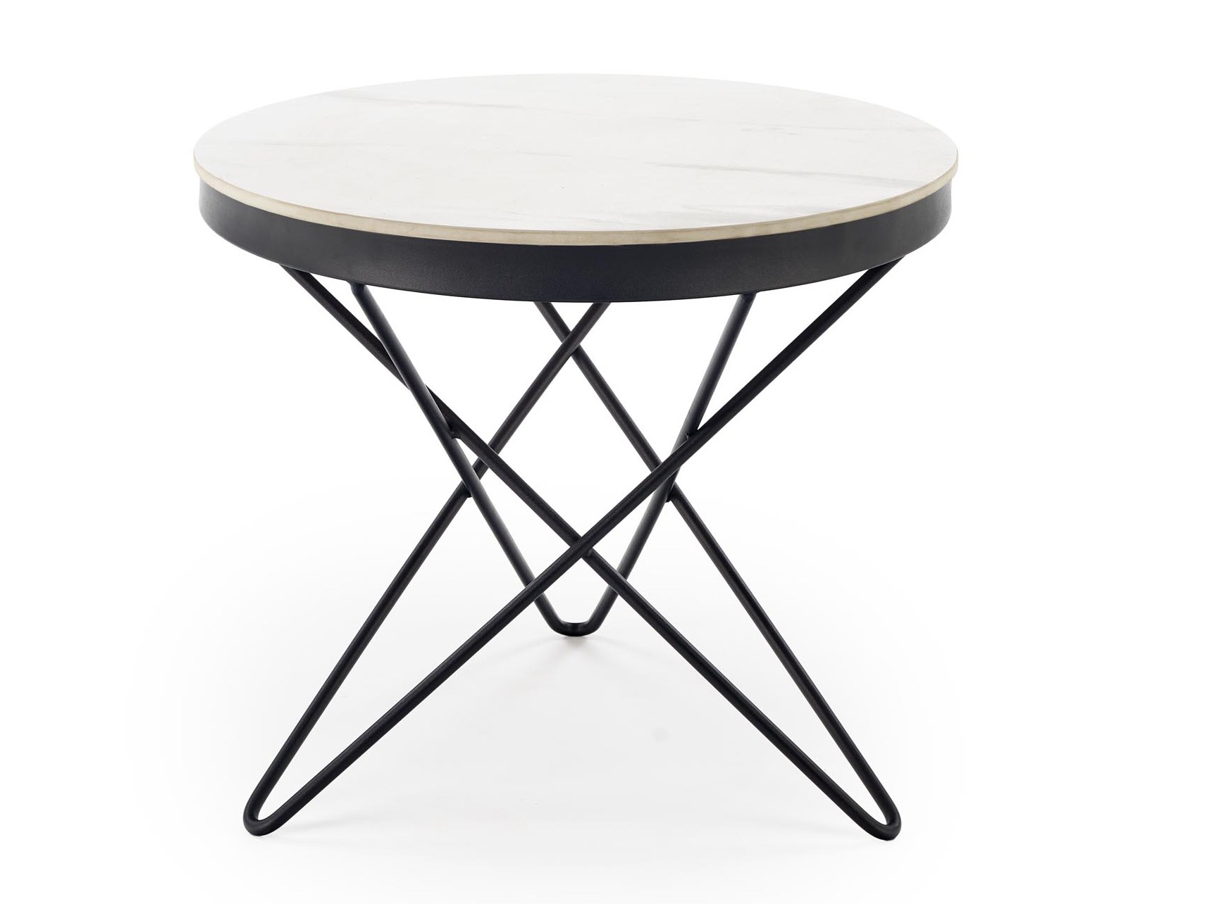 Mesa de centro Houston 2063 (Marmore branco + Preto)