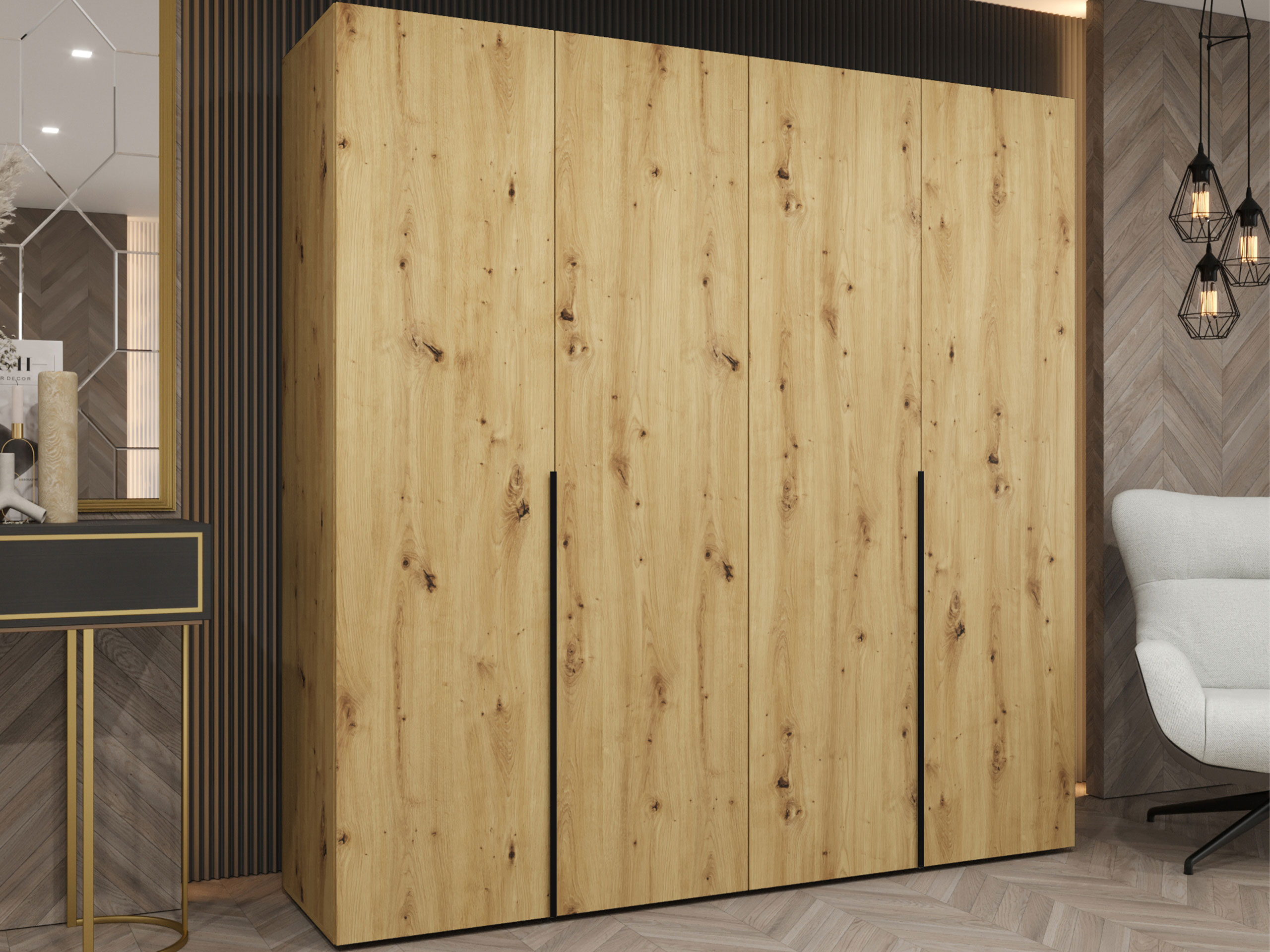 Roupeiro Hartford 537 (Carvalho Artisan)