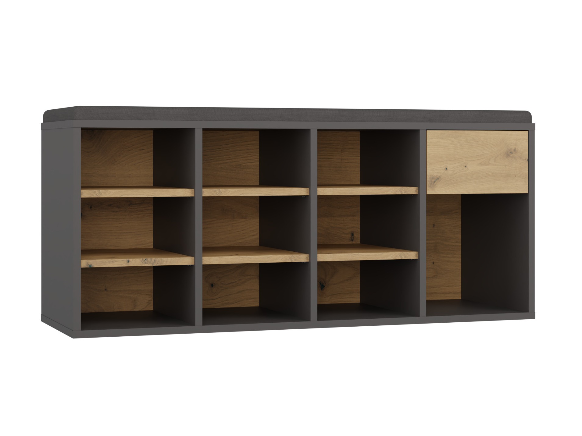 Sapateira Mandeville 322 (Antracite)