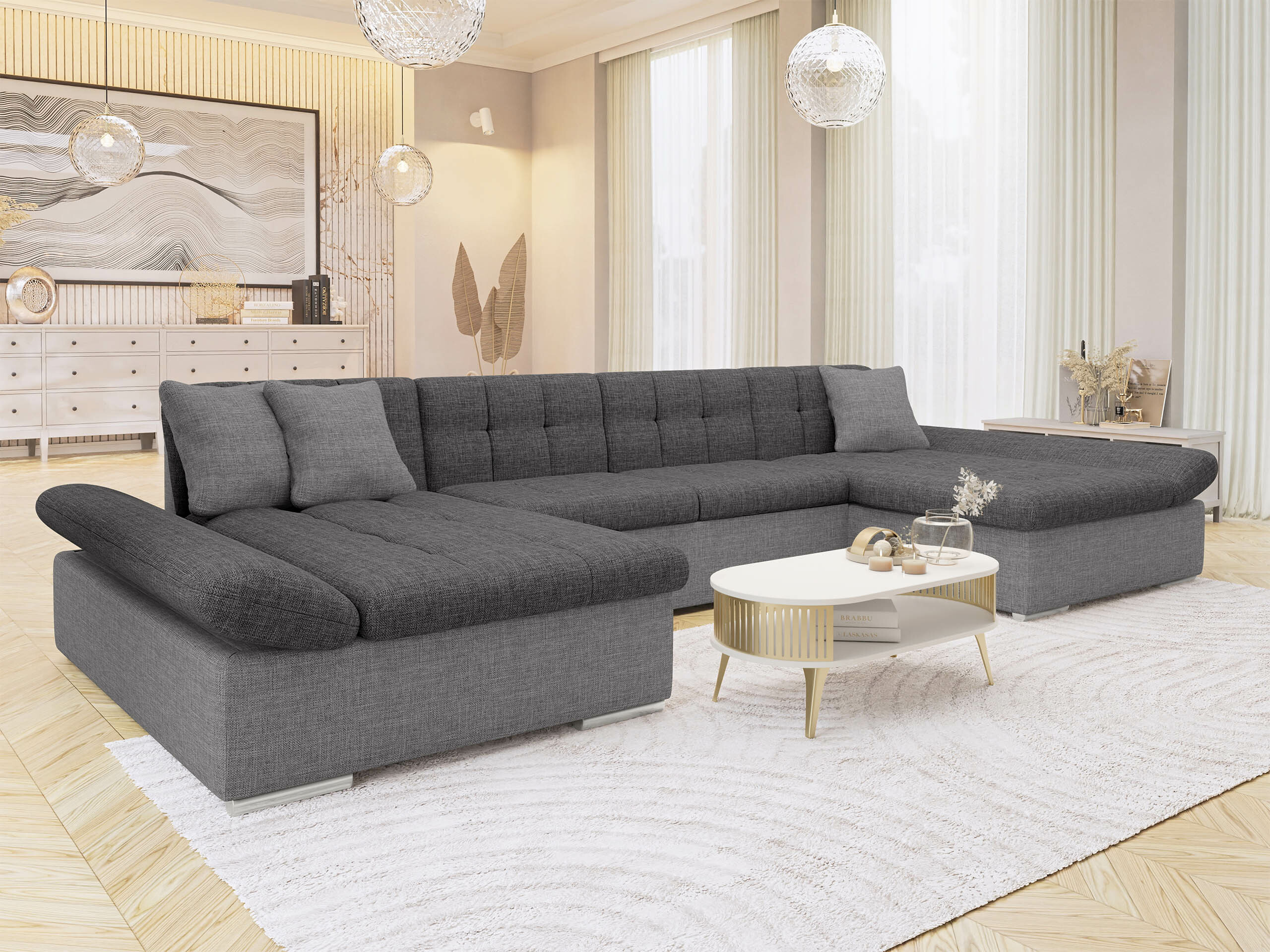 Sofá de canto Comfivo Ficus I (Lux 05 + Lux 06)