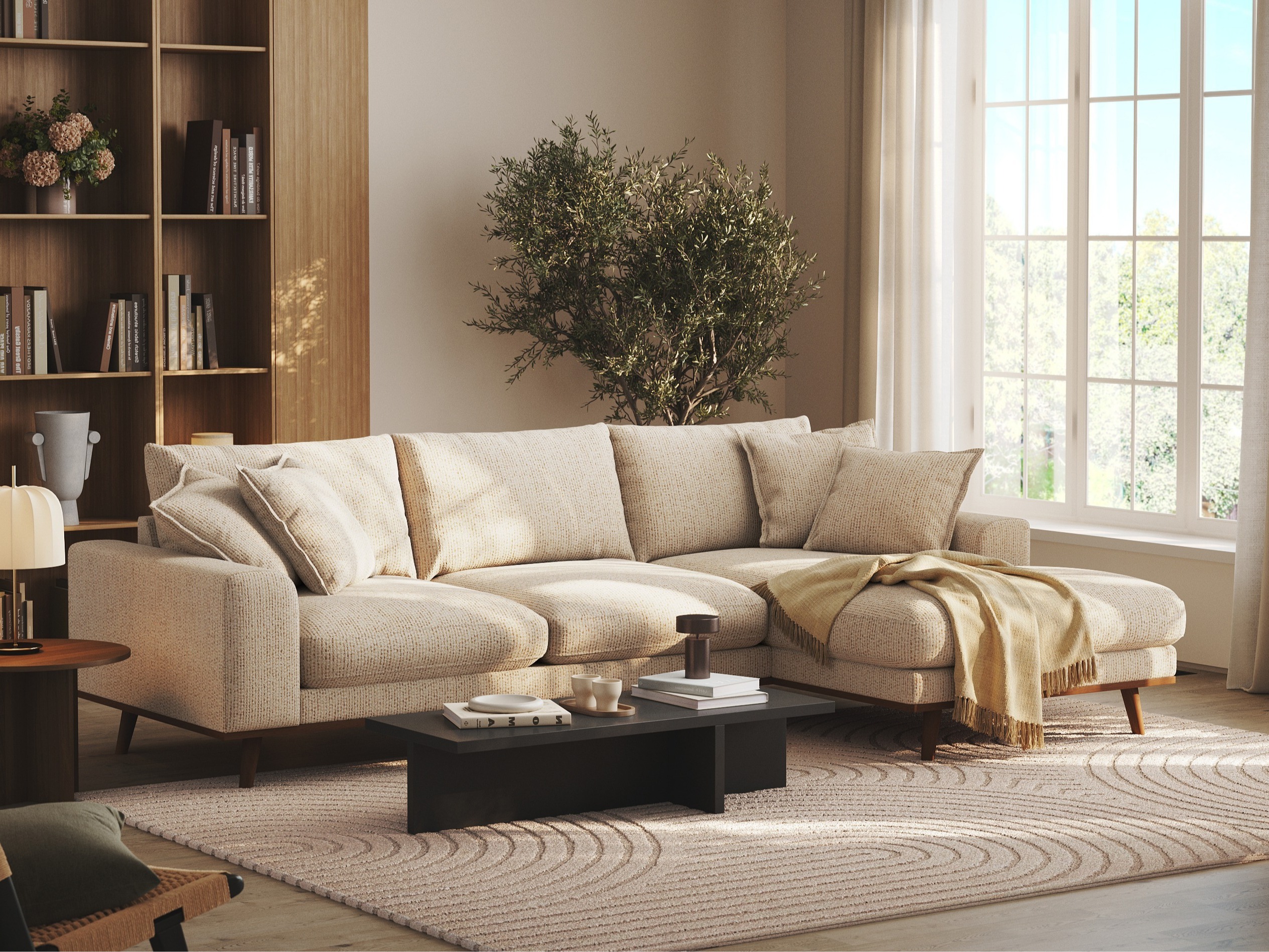 Sofá de canto Seattle 216 (Silencio 06)