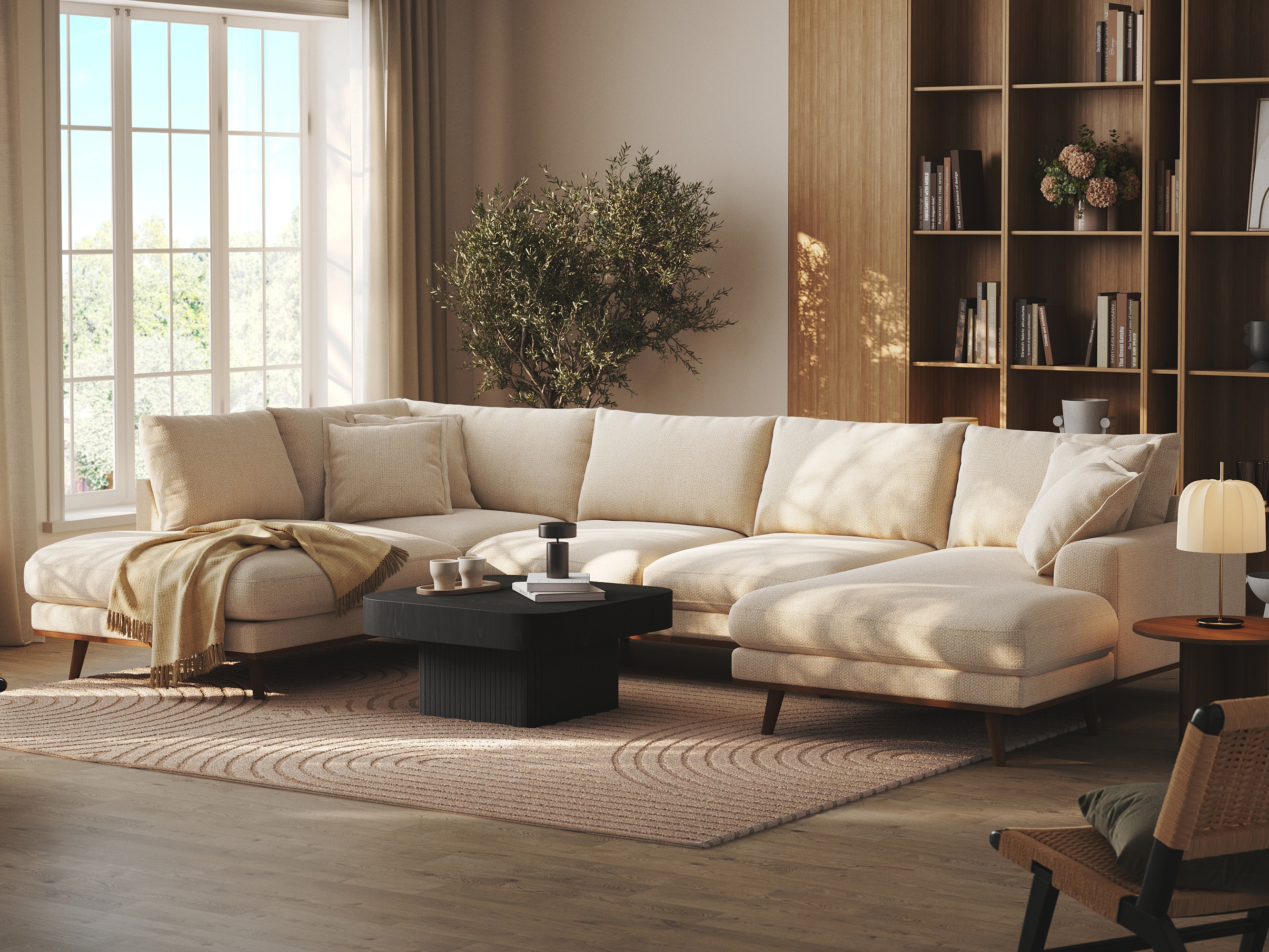 Sofá de canto Seattle 217 (Silencio 03)