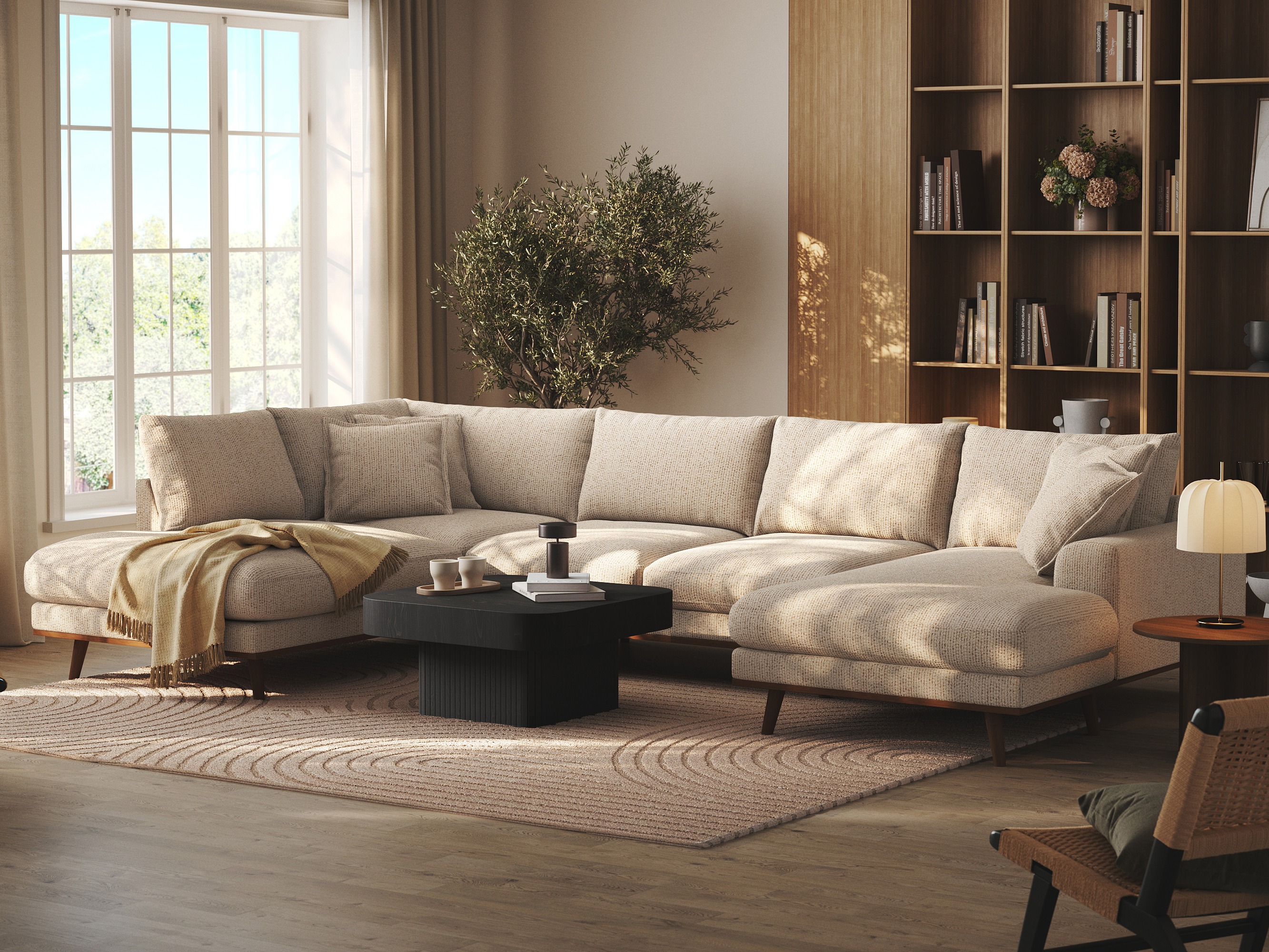 Sofá de canto Seattle 217 (Silencio 06)