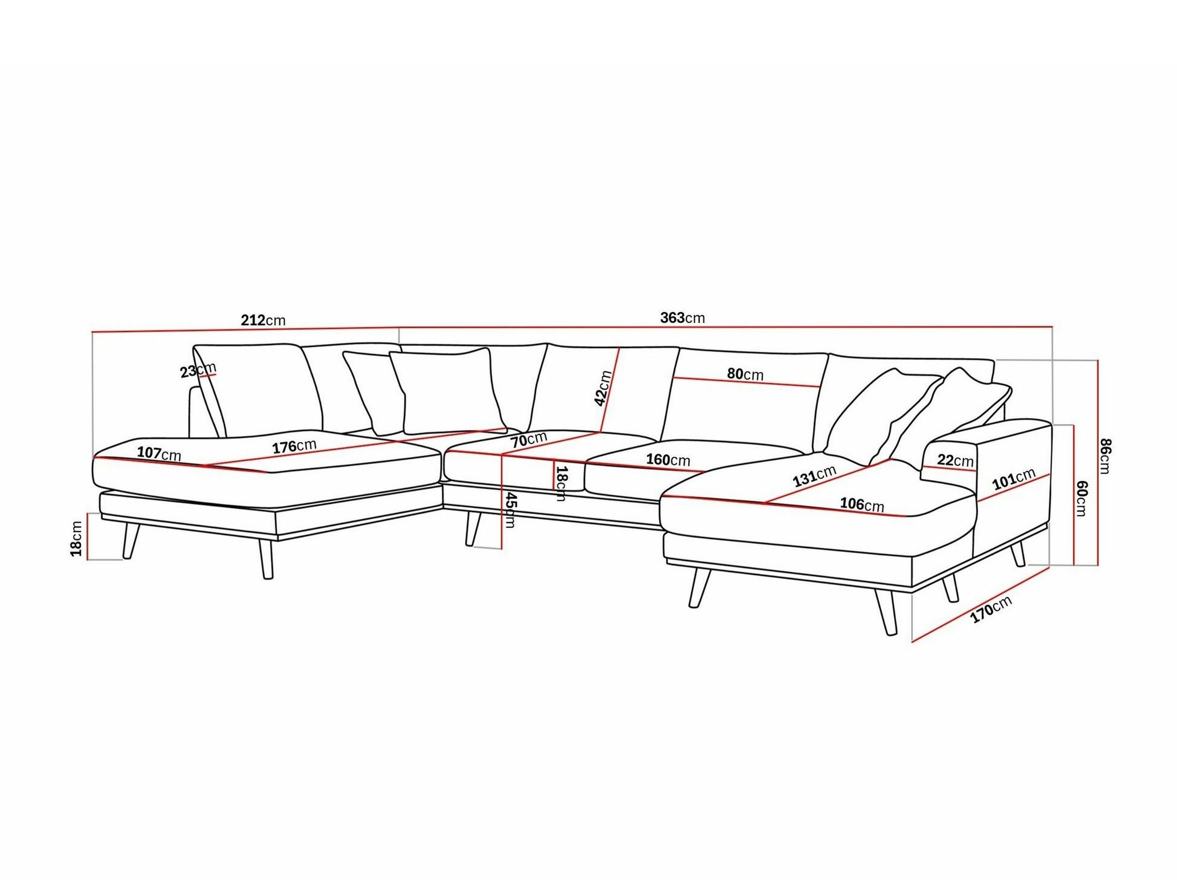 Sofá de canto Seattle 217 (Silencio 06)