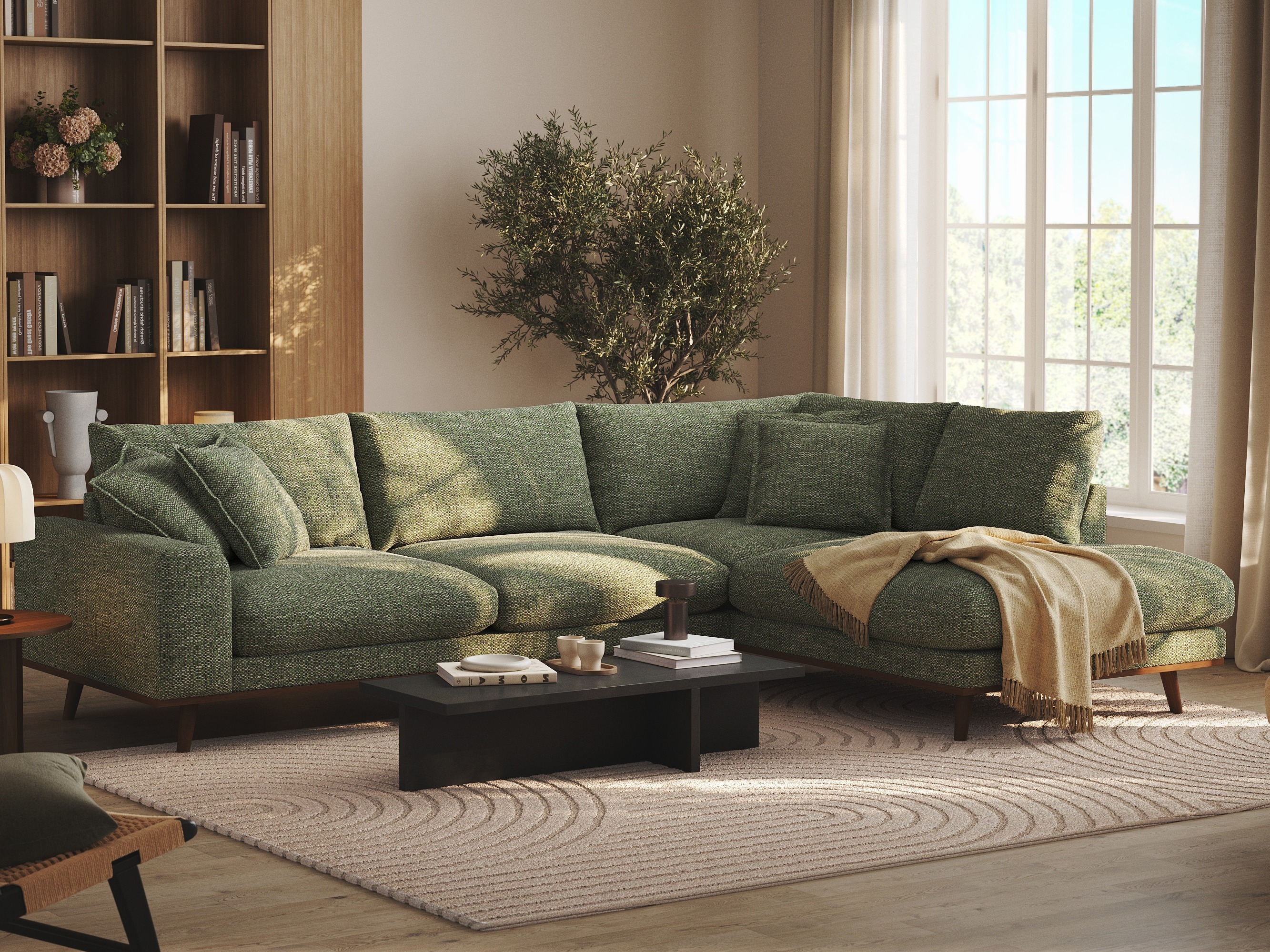 Sofá de canto Seattle 218 (Silencio 34)