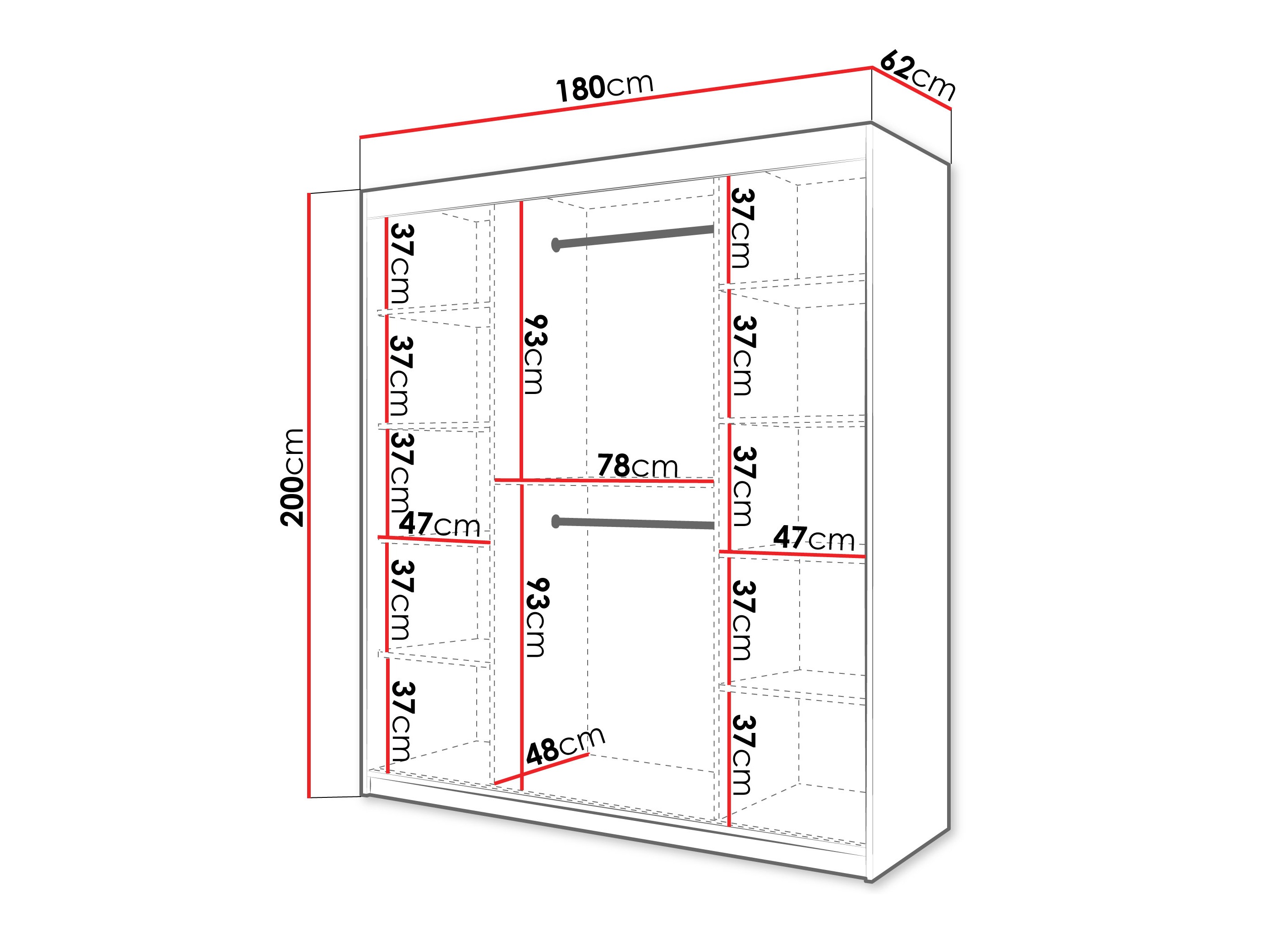 Roupeiro Hartford 577 (Branco)