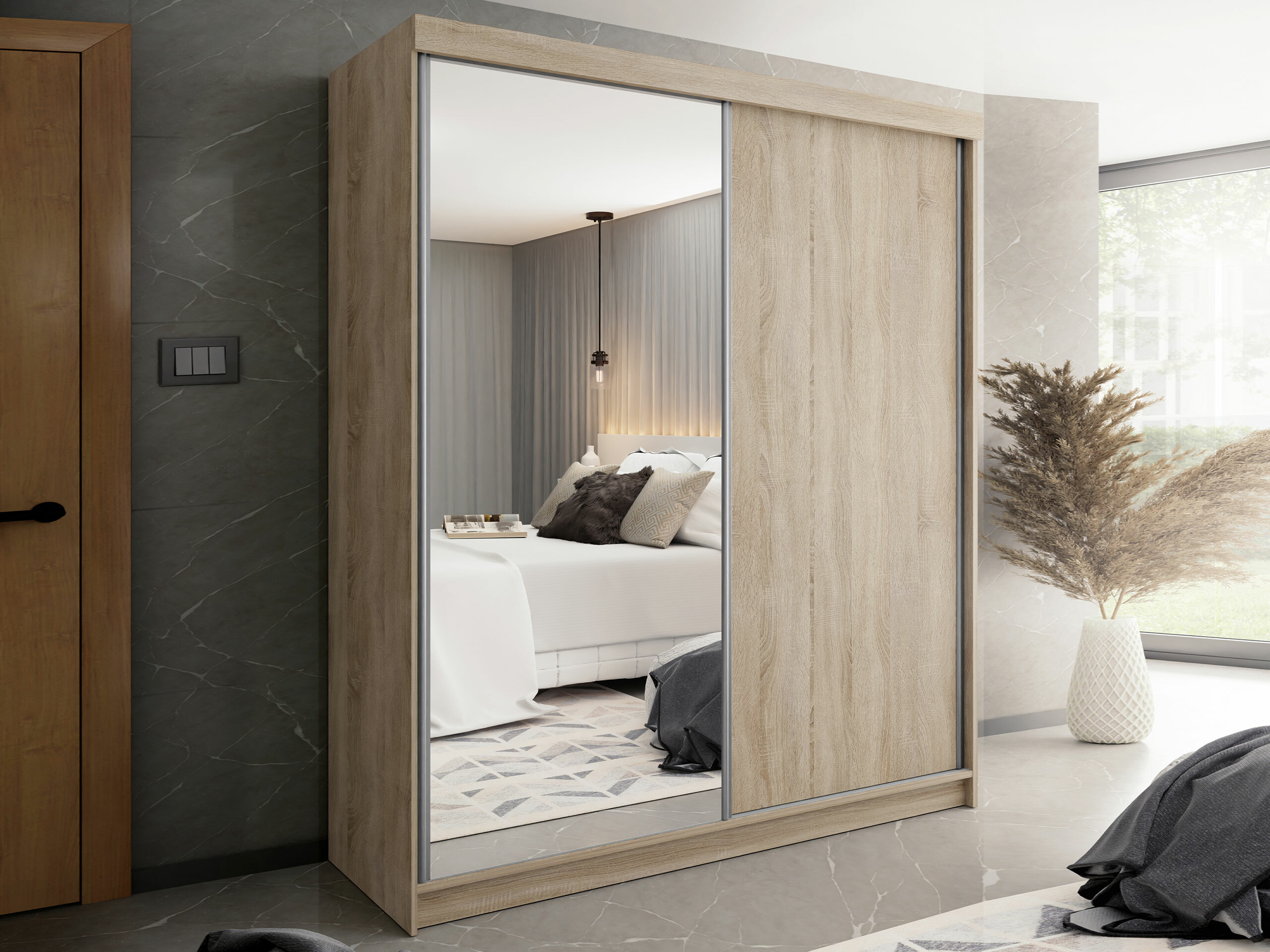 Roupeiro Dover 107 (Carvalho sonoma)