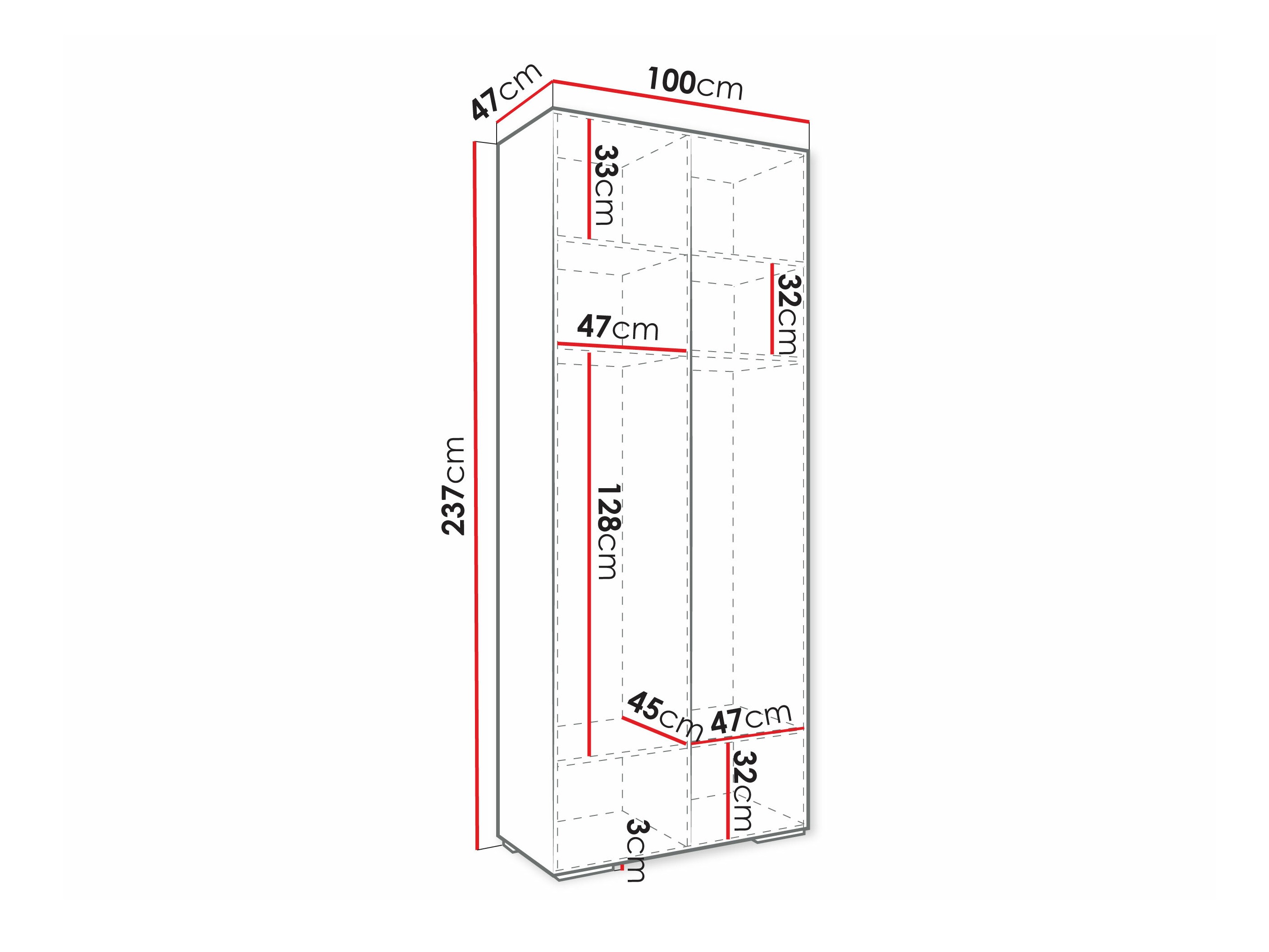 Roupeiro Hartford 405 (Preto)