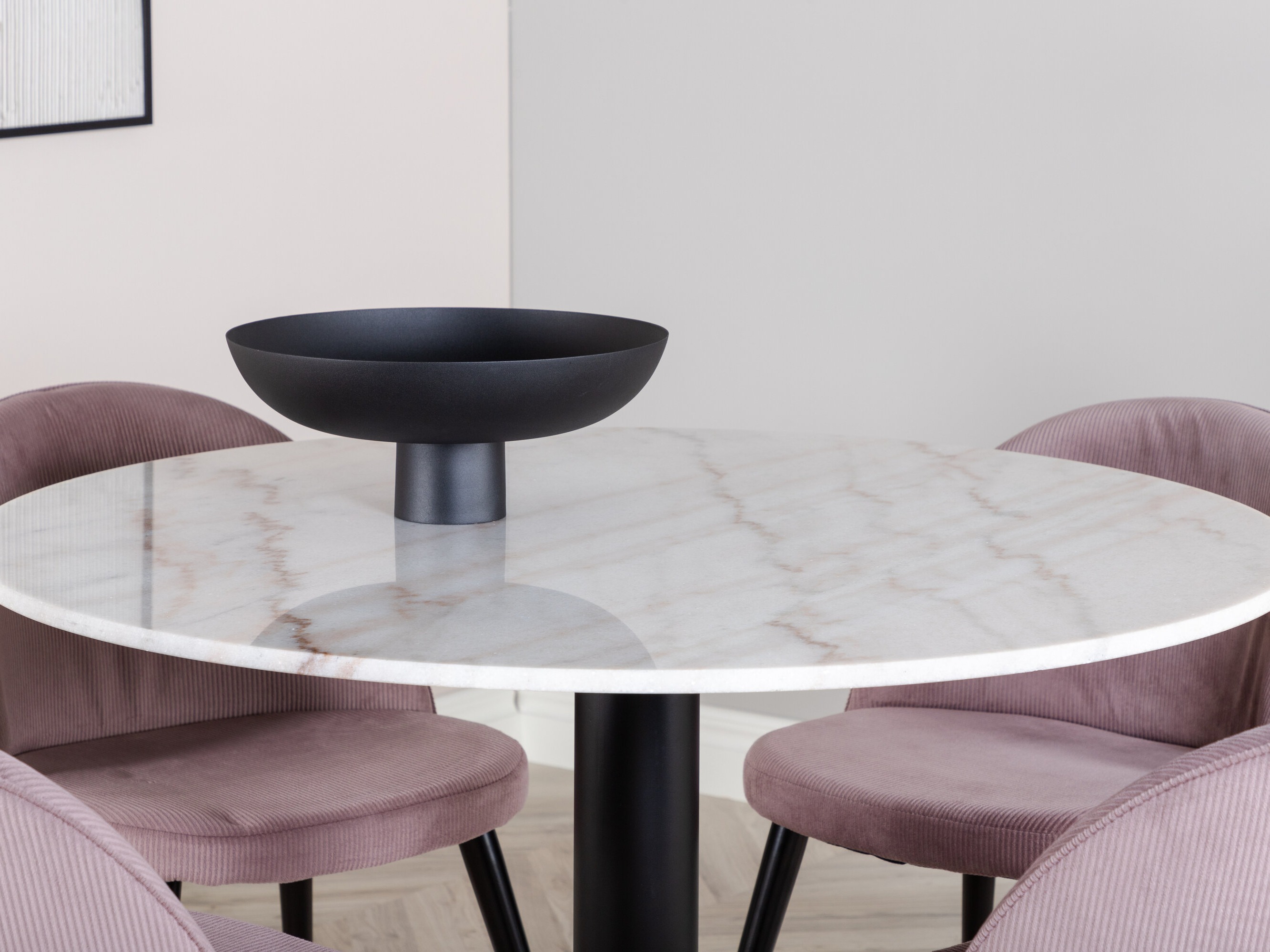 Conjunto para refeições Dallas 1297 (Rosa + Preto)