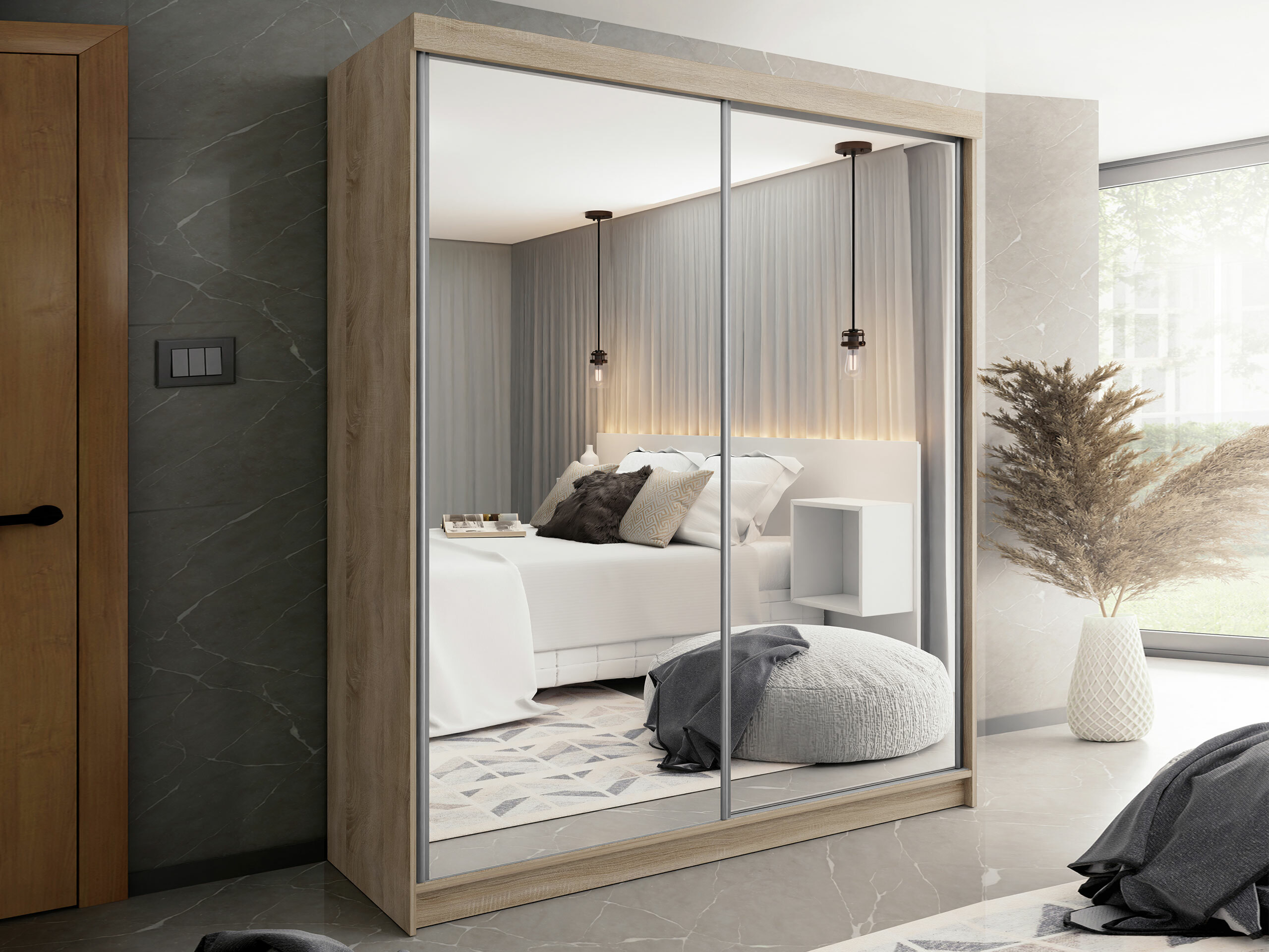 Roupeiro Dover 106 (Carvalho sonoma)