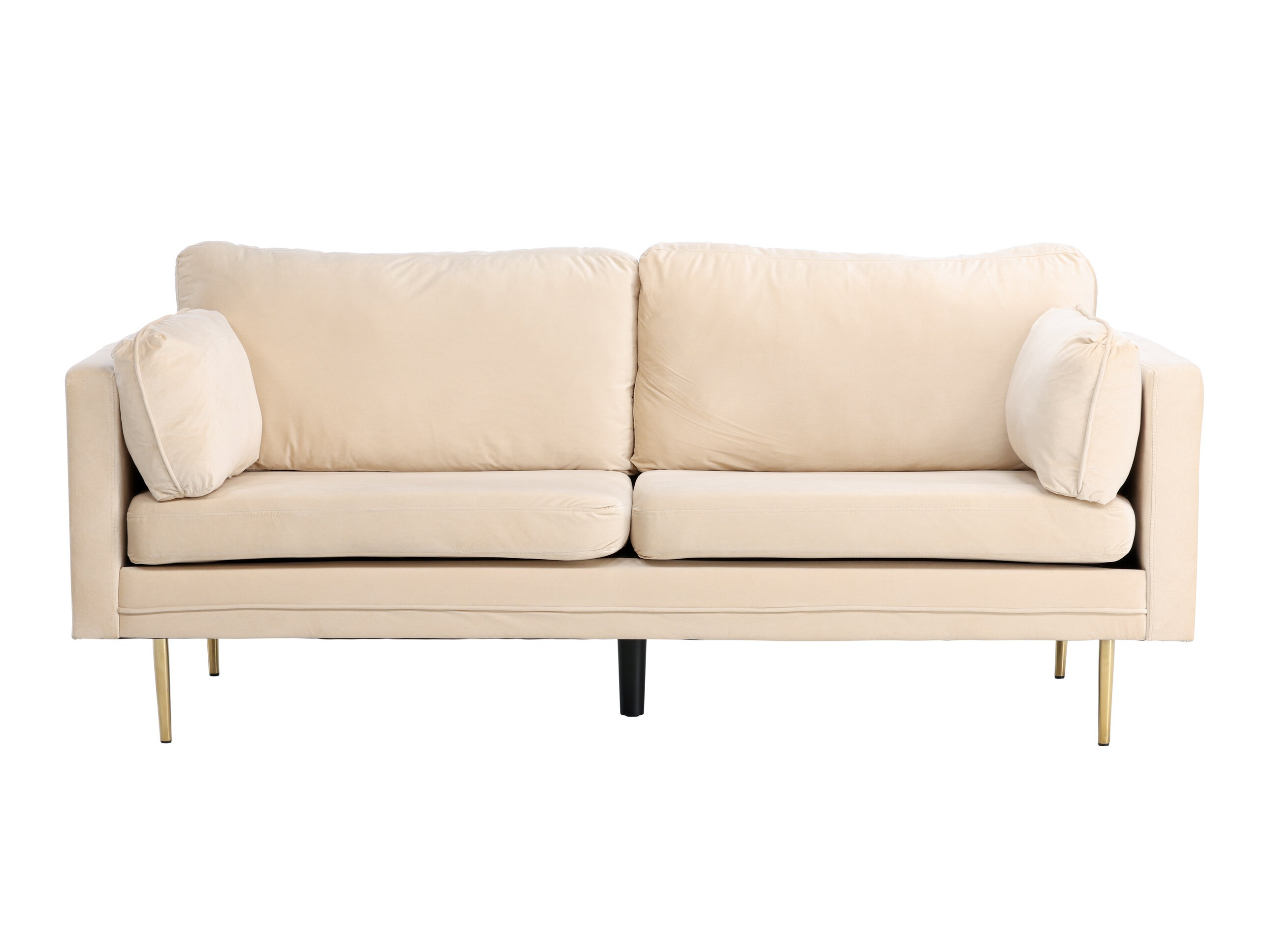 Sofá Dallas 101 (Creme + Dourado)