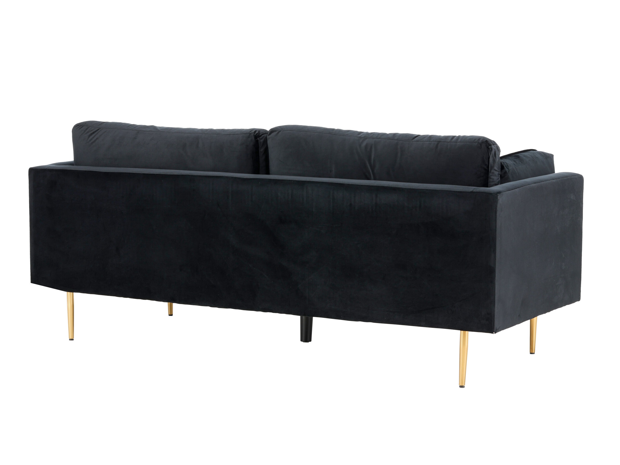 Sofá Dallas 101 (Preto + Dourado)