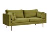 Sofá Dallas 101 (Verde + Dourado)
