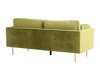 Sofá Dallas 101 (Verde + Dourado)