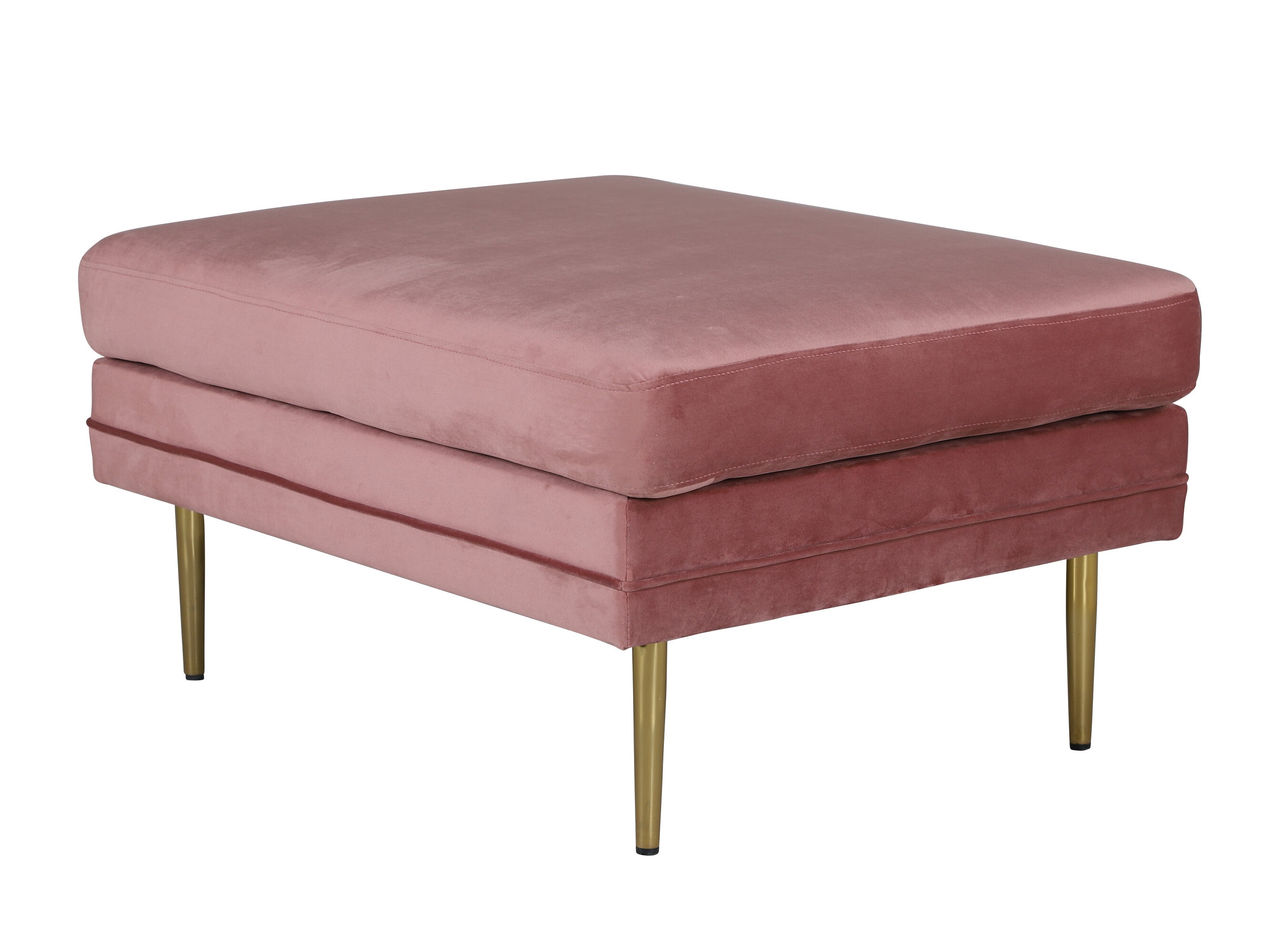 Banco estofado Dallas 2653 (Rosa + Dourado)