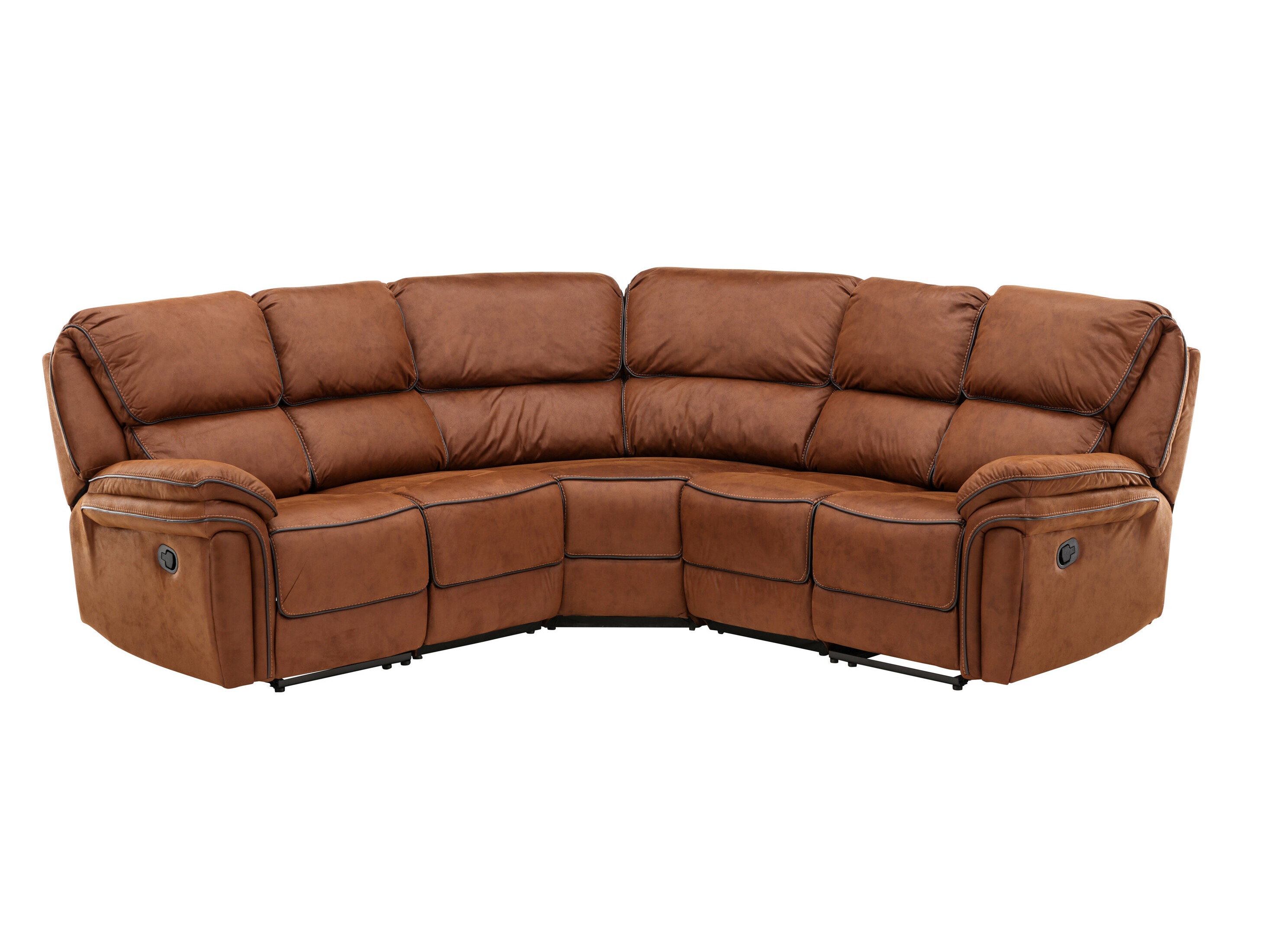 Reclinável de ângulo suave Dallas 4723 (Castanho)