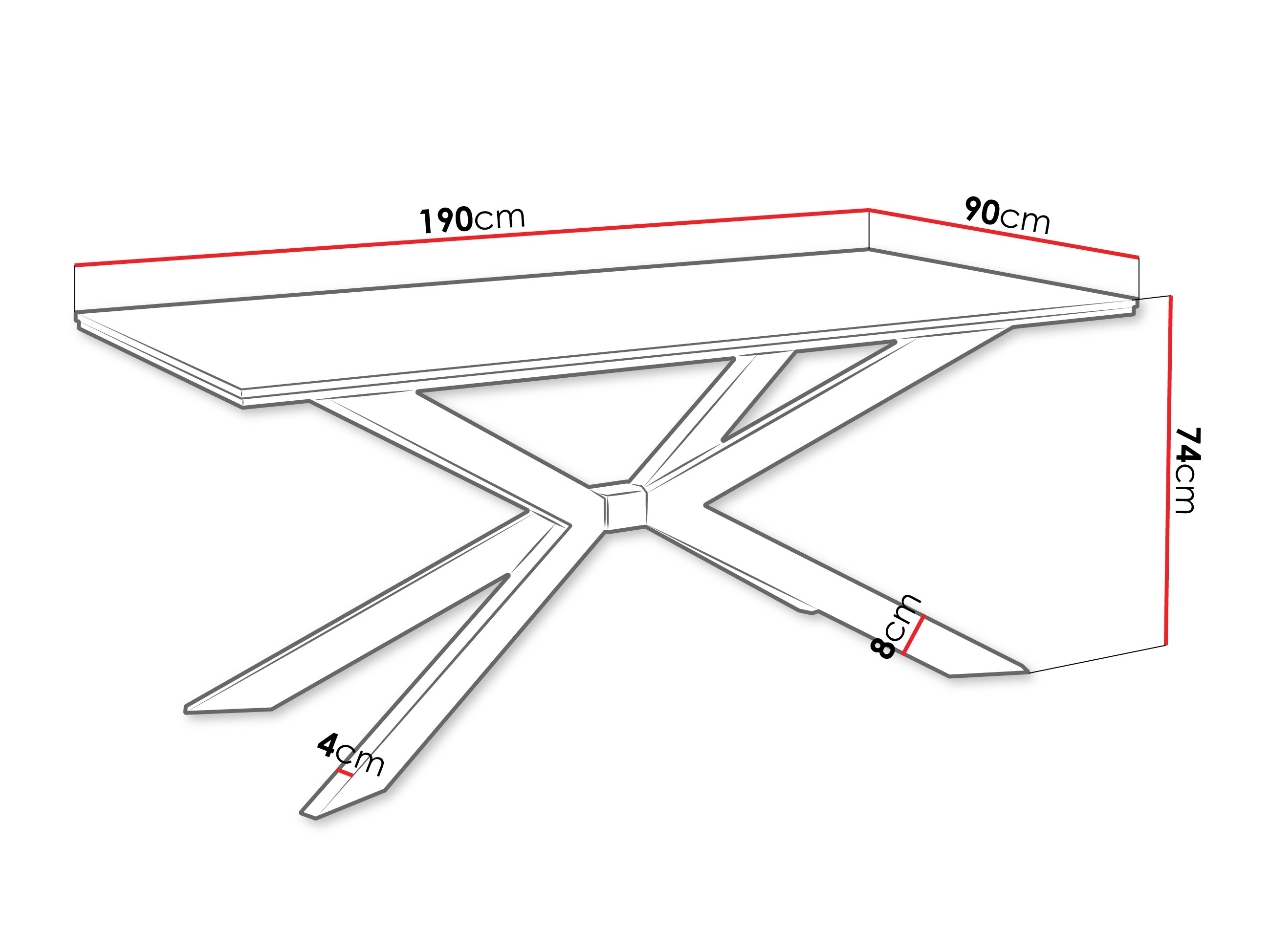 Mesa Goodyear 135 (Mármore preto)