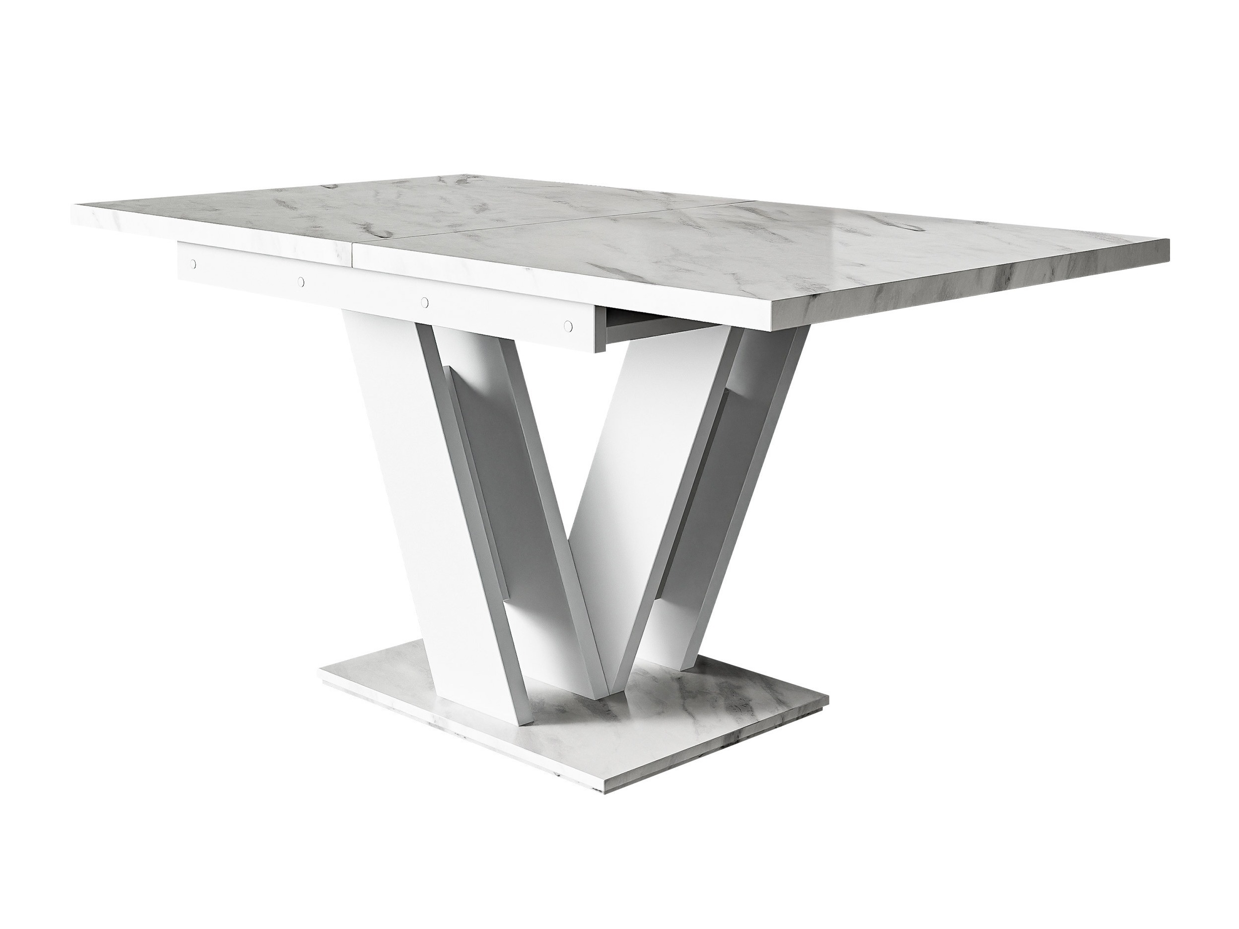 Mesa Musus (Marmore branco + Branco)
