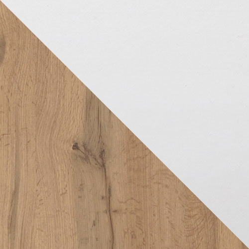 Mesa Victorville 376 (Carvalho wotan + Branco)