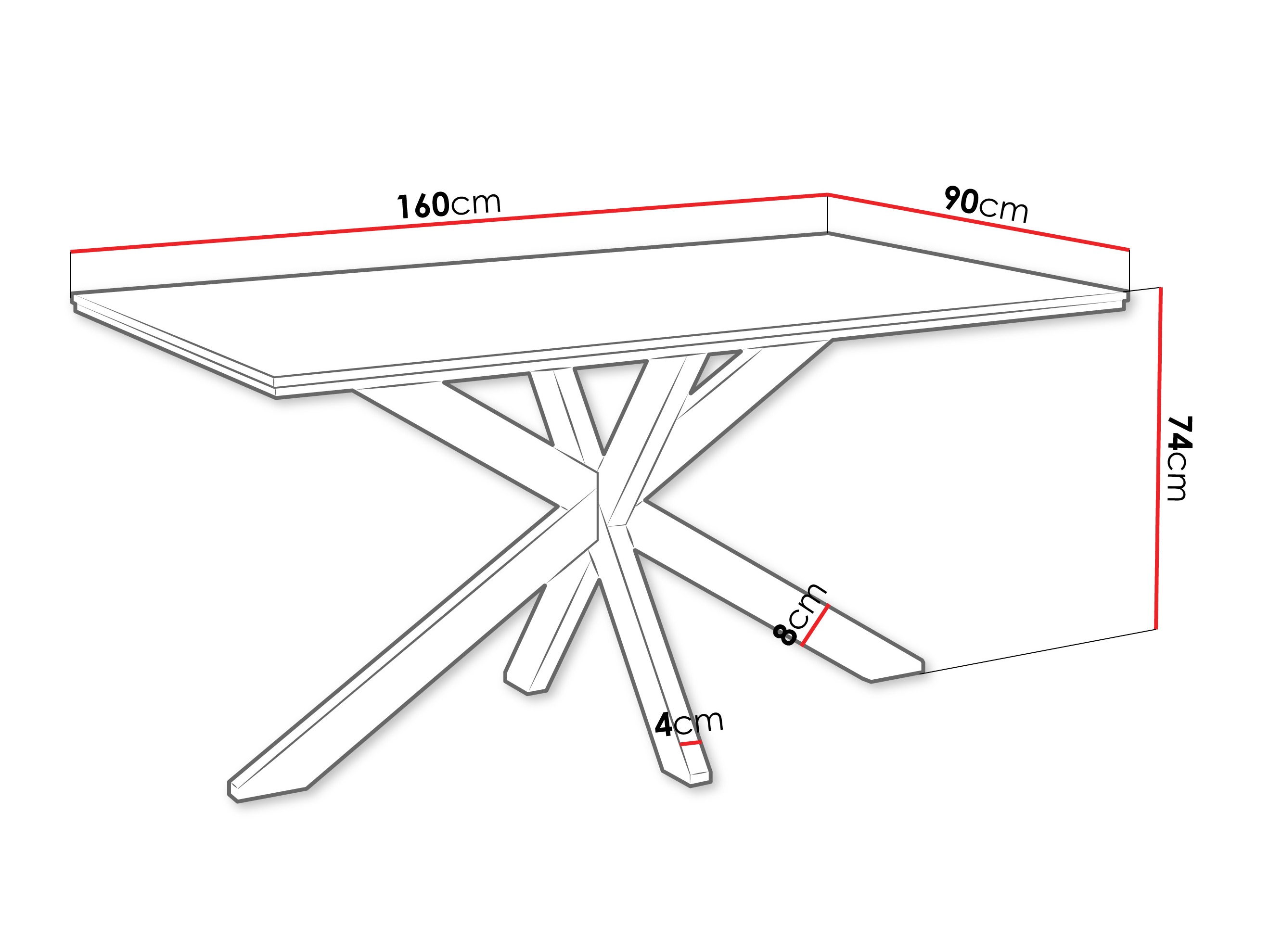 Mesa Goodyear 136 (Carvalho wotan)