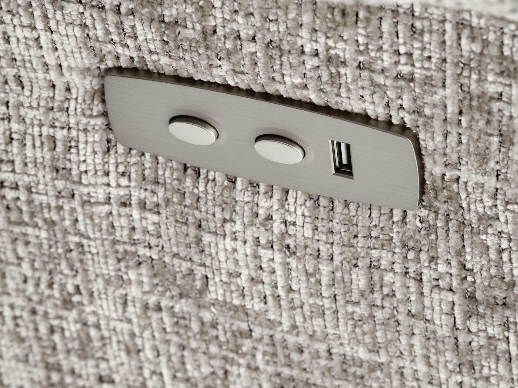 Poltrona reclinável Houston 2080 (Cinzento)