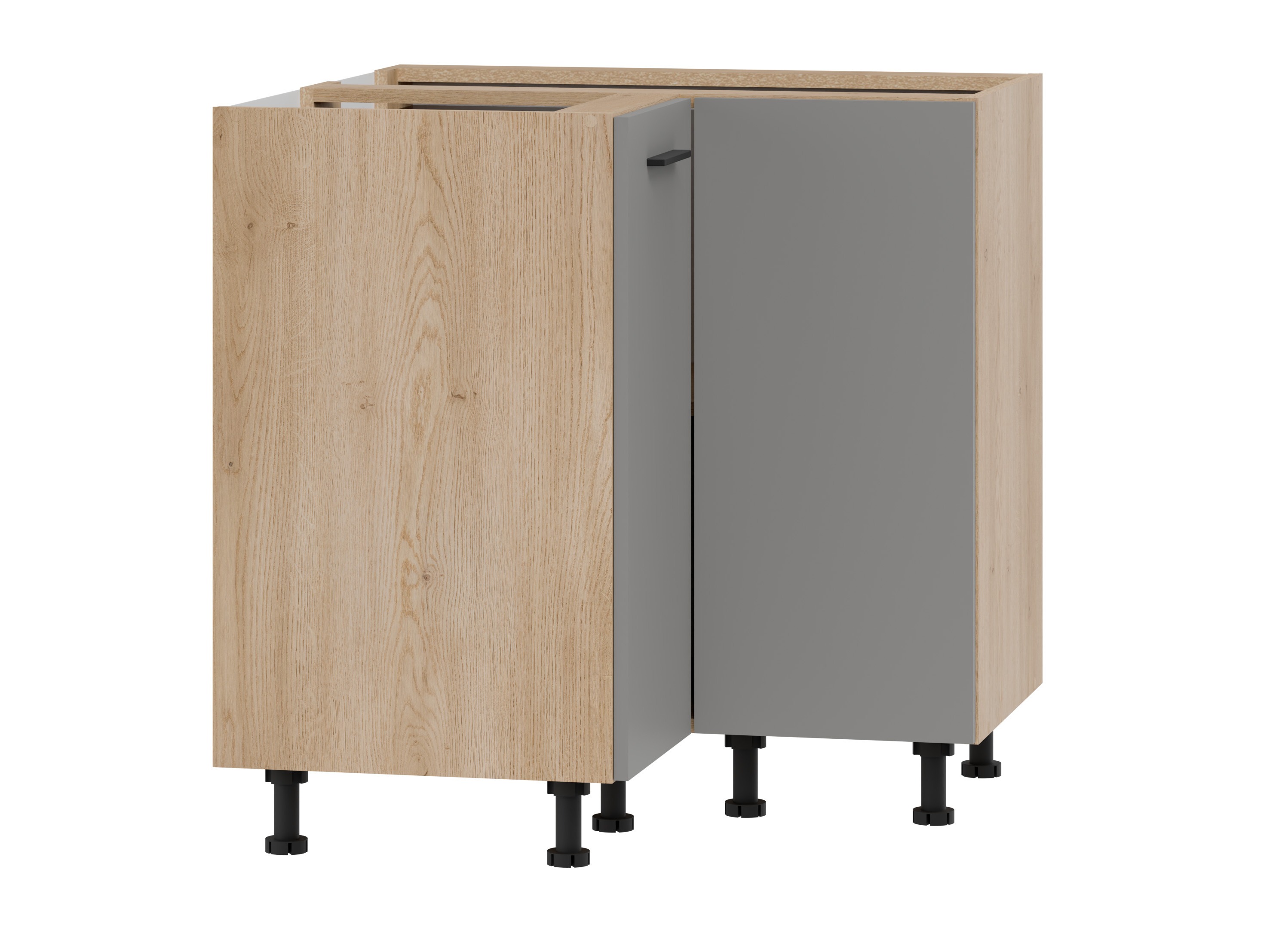 Armário modular de canto Ati Grey 112