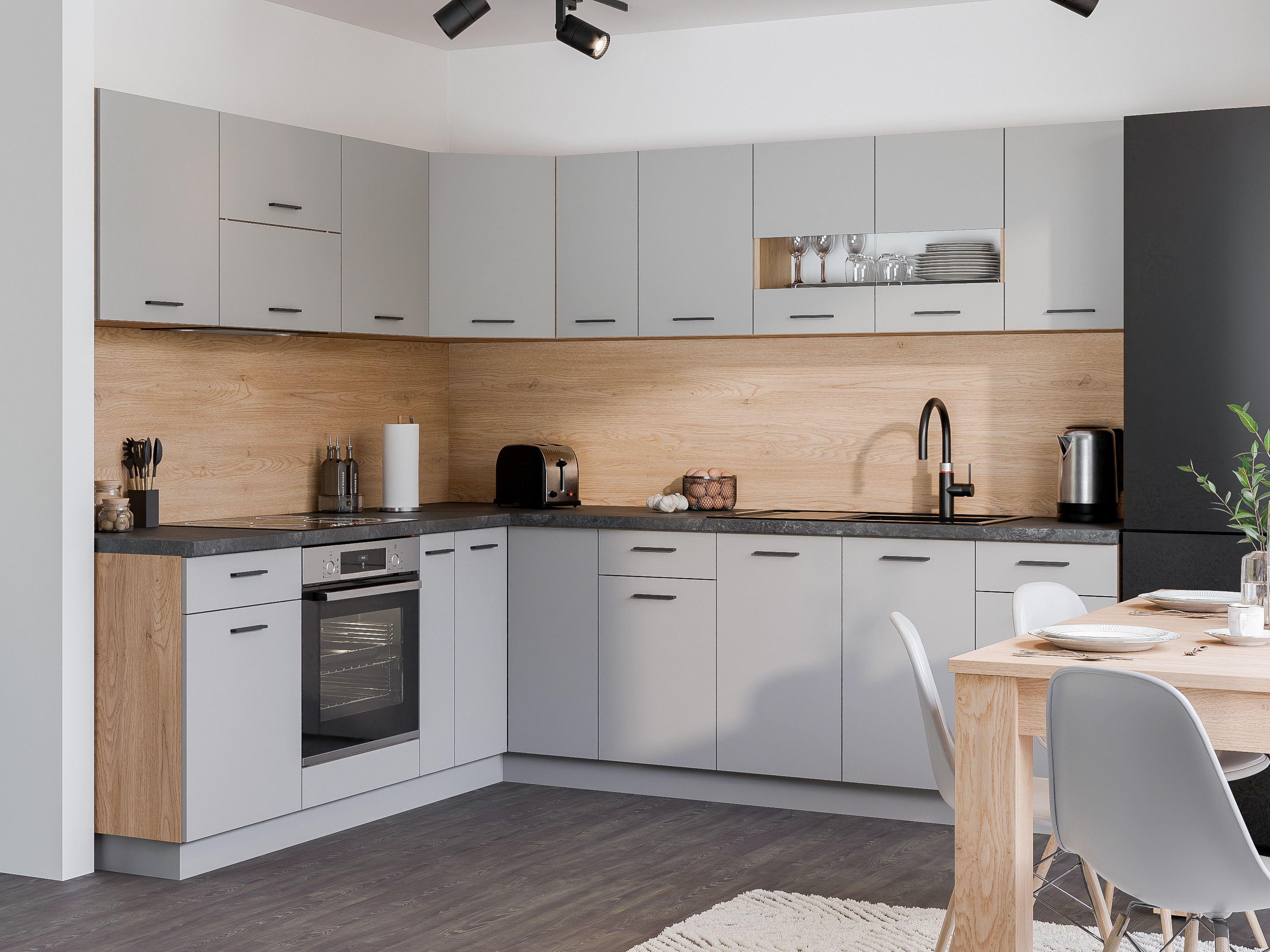 Armário modular suspenso Ati Grey 120