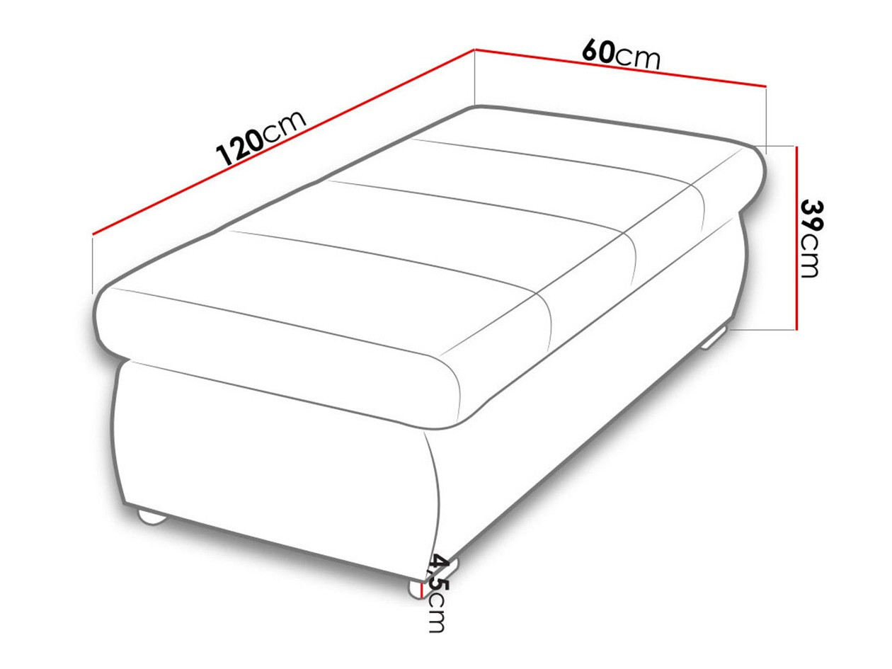 Banco estofado SP5839 com embalagem danificada