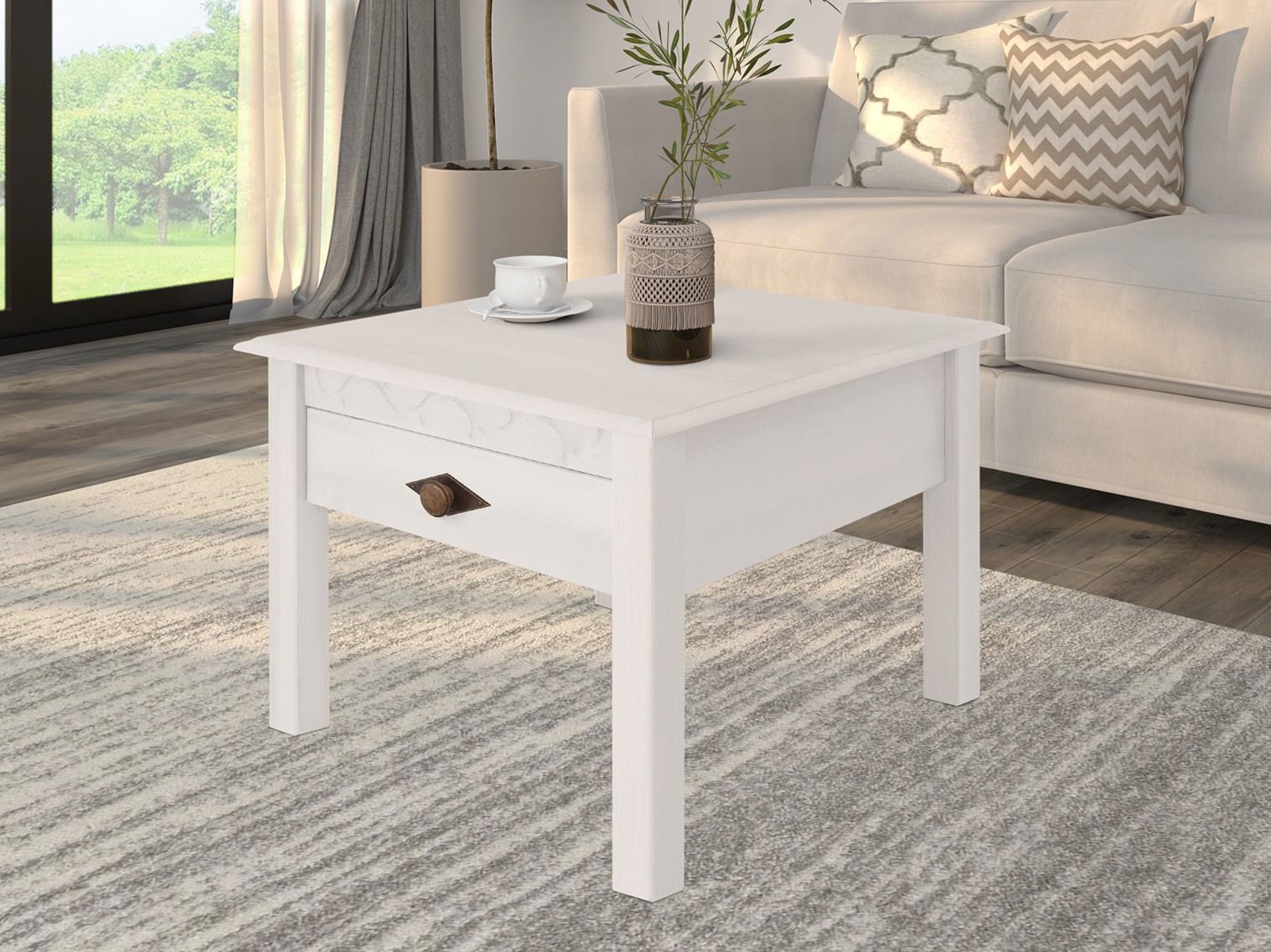 Mesa de apoio Denton 516 (Branco)