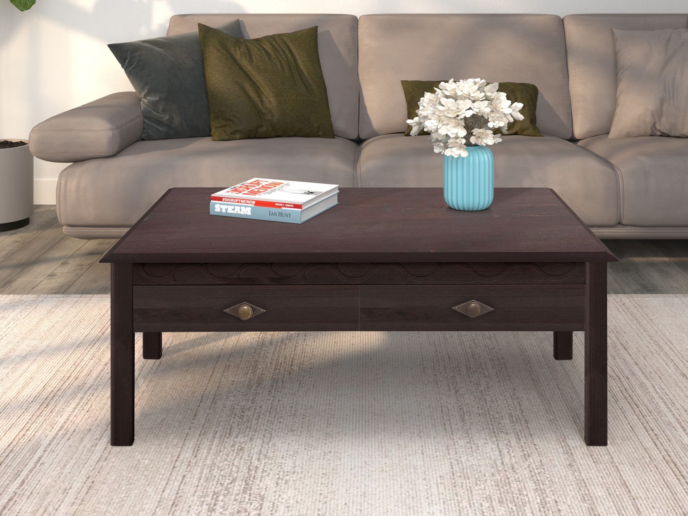 Mesa para revistas Denton 617 (Havana carvalho)