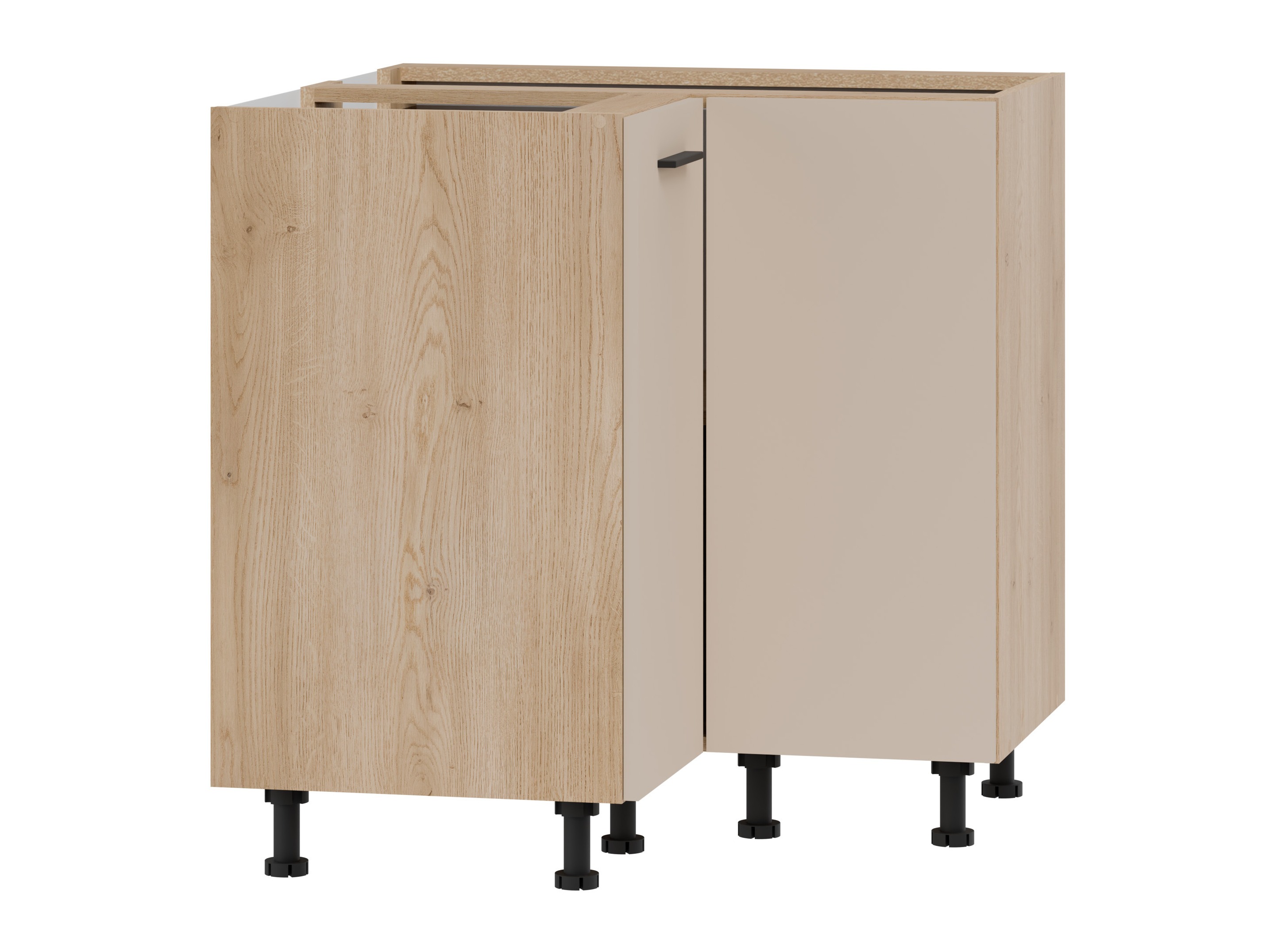 Armário modular de canto Ati Cashmere 124